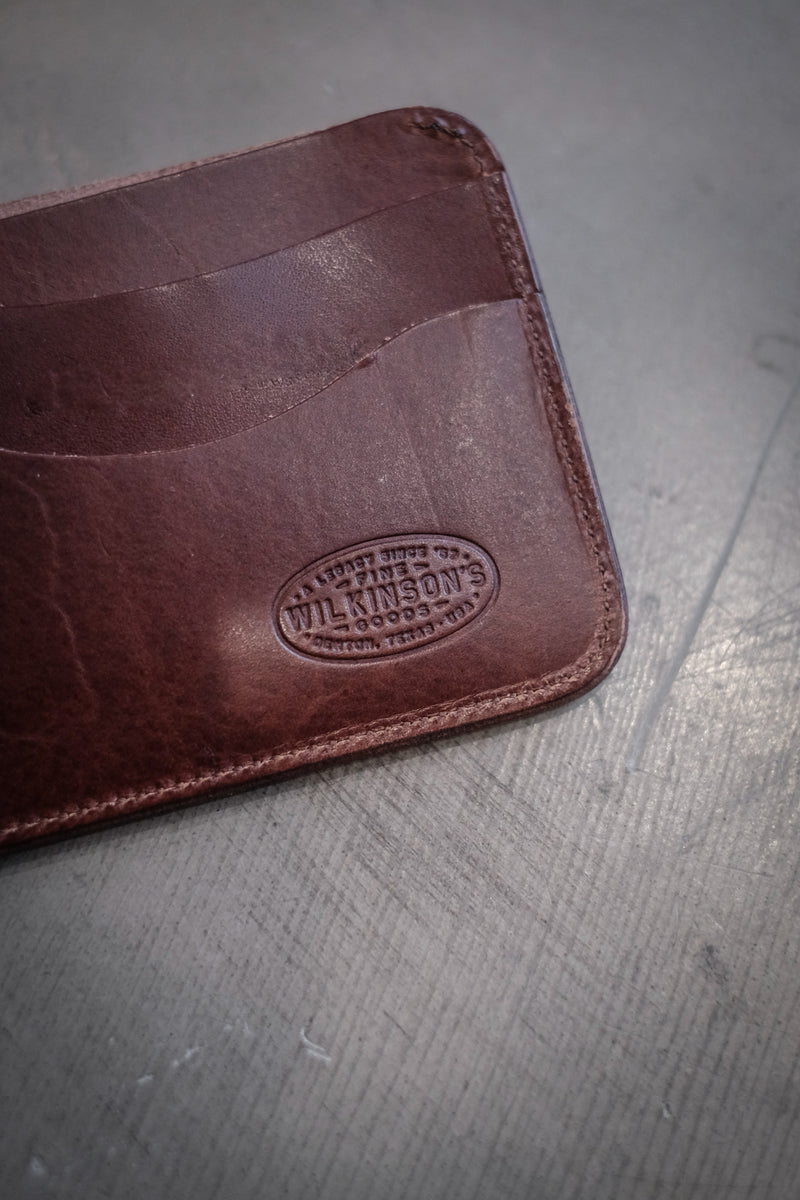 Grissom Wallet | Dark Brown Italian Vachetta Leather