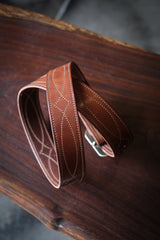 Rambler Belt | Buck Brown Harness Leather | 1.5" Wide