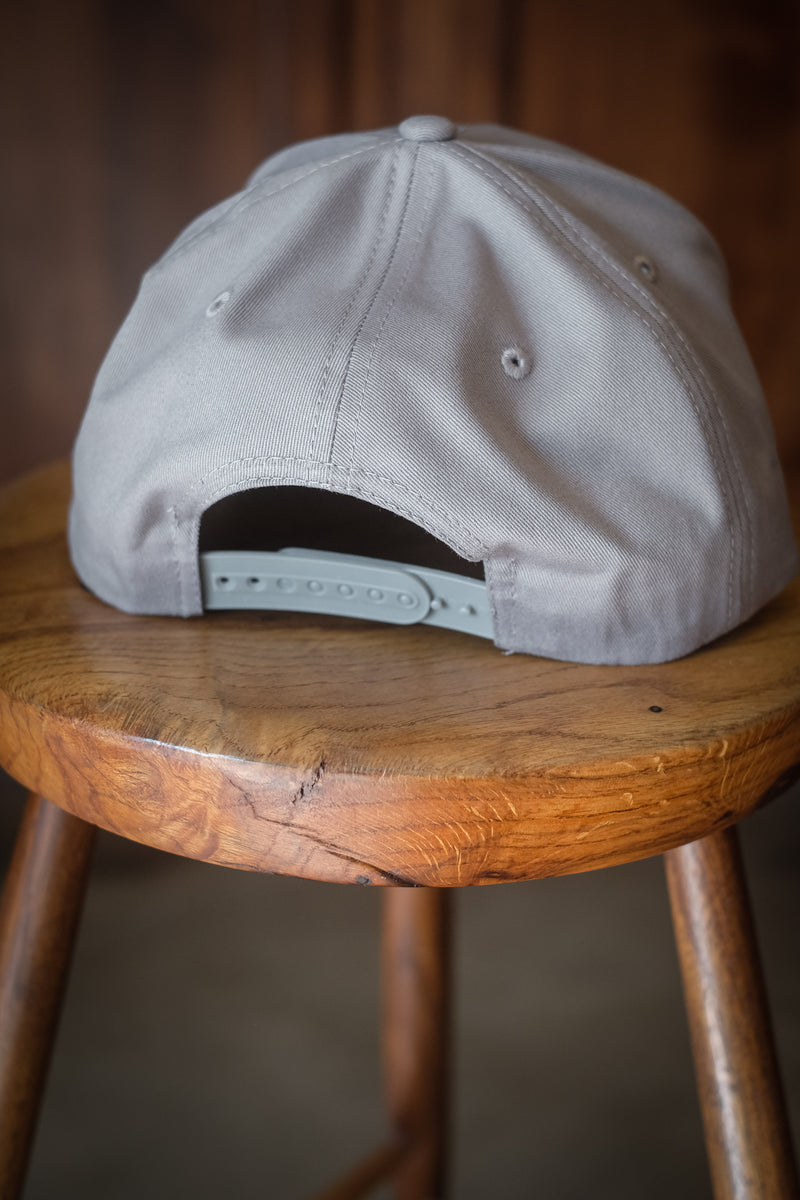 High Profile Cotton Snapback | Embroidered WFG Spur | Gray & Black