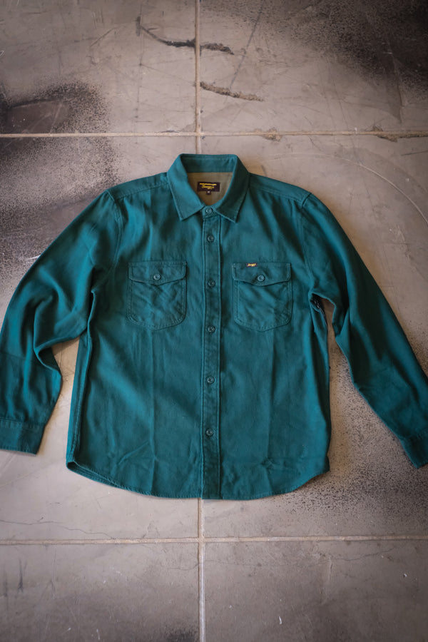 Calico Flannel | Solid Evergreen