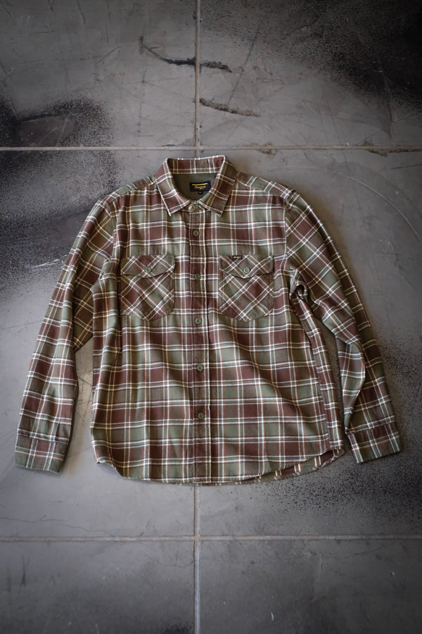Calico Flannel | Olive Brown