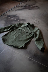 Limited Edition | 14oz Olive Selvedge Denim Work Shirt | WFG x Ciano Farmer