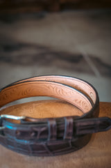 Custom American Alligator Belt