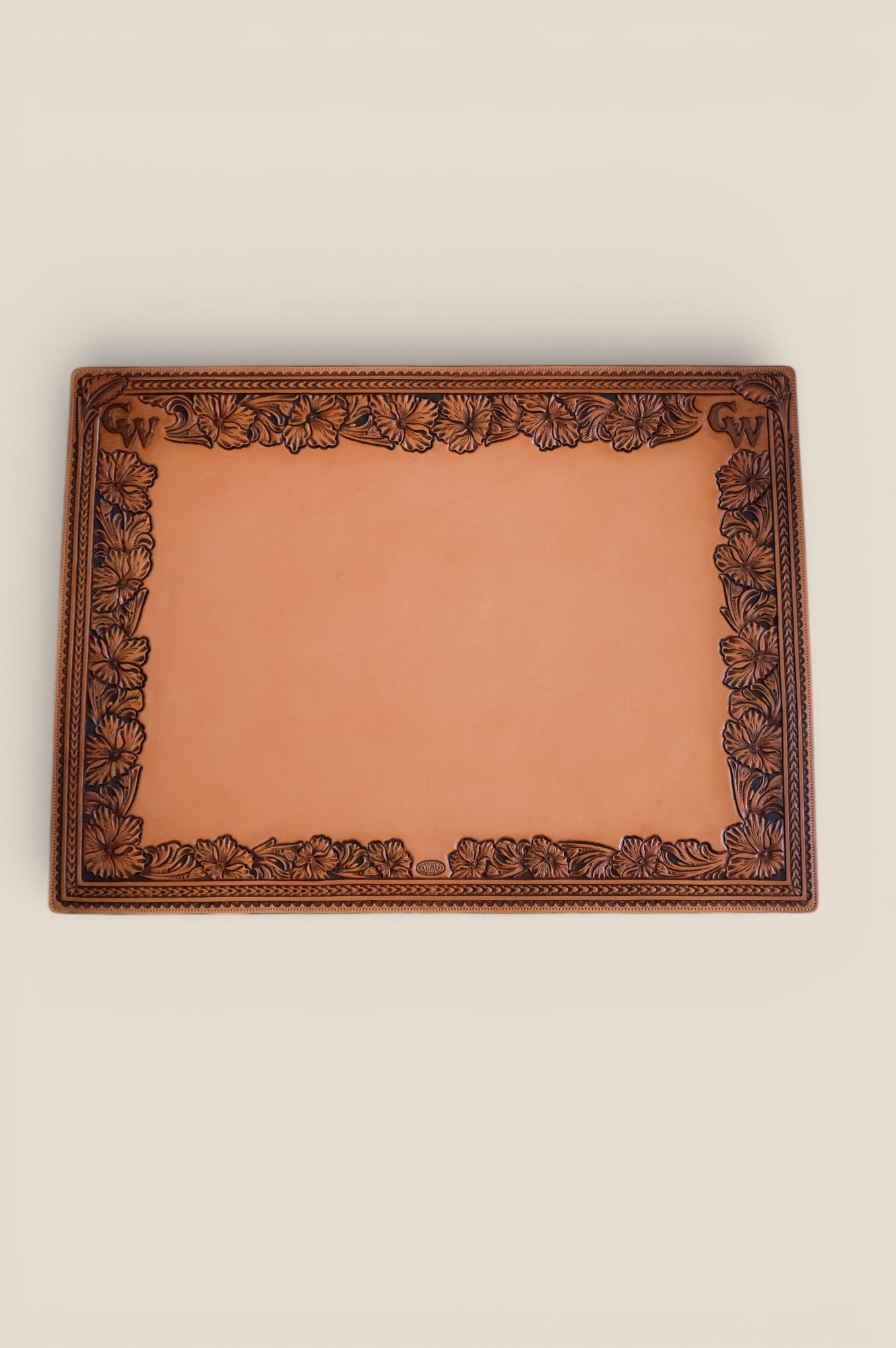 Western Leather Desk Mat