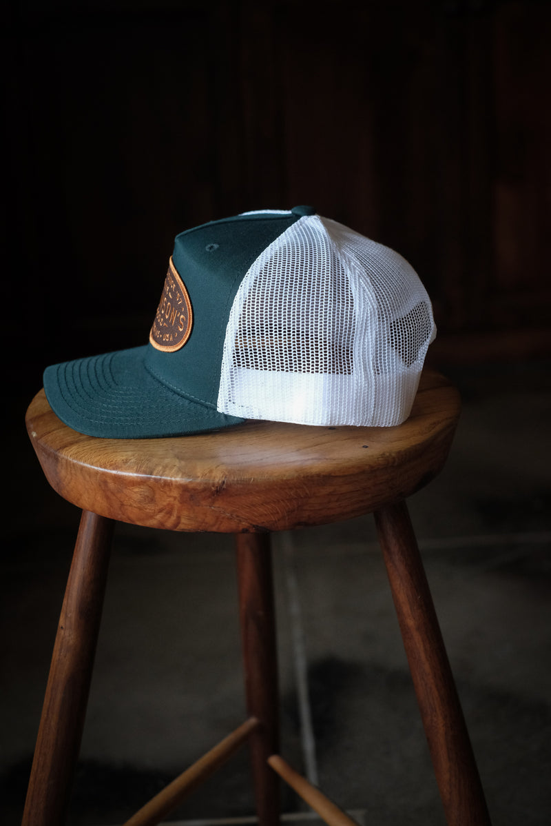 WFG Makers Mark | Forest & White | Mid Crown Snapback