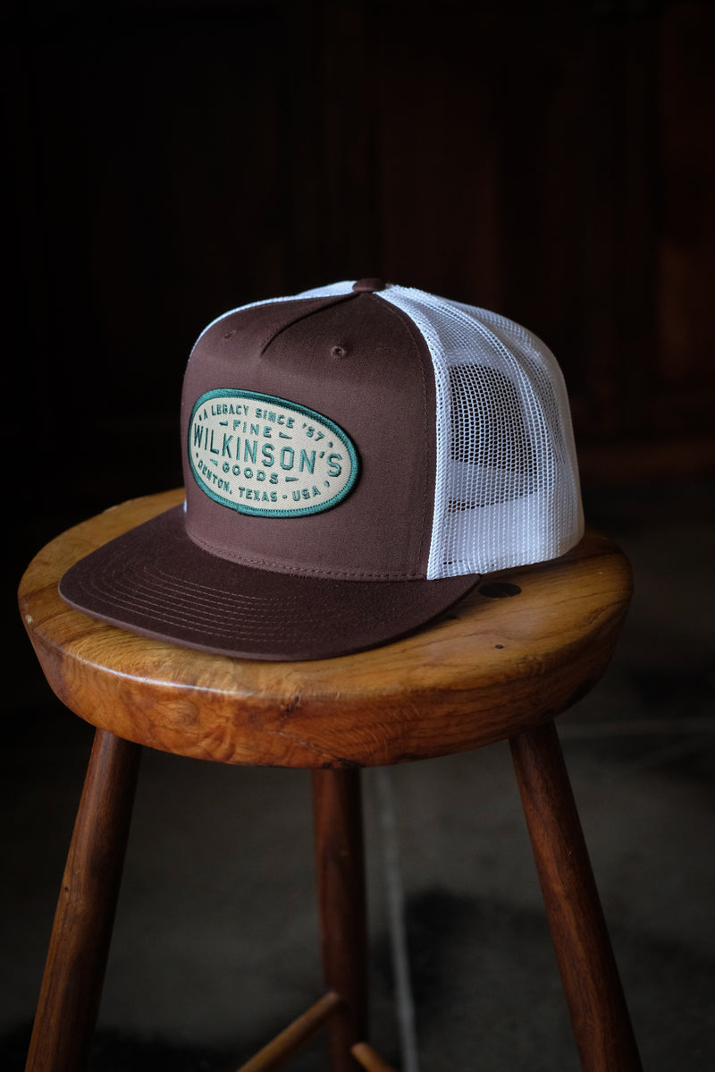 WFG Makers Mark | Brown & White | High Crown Snapback