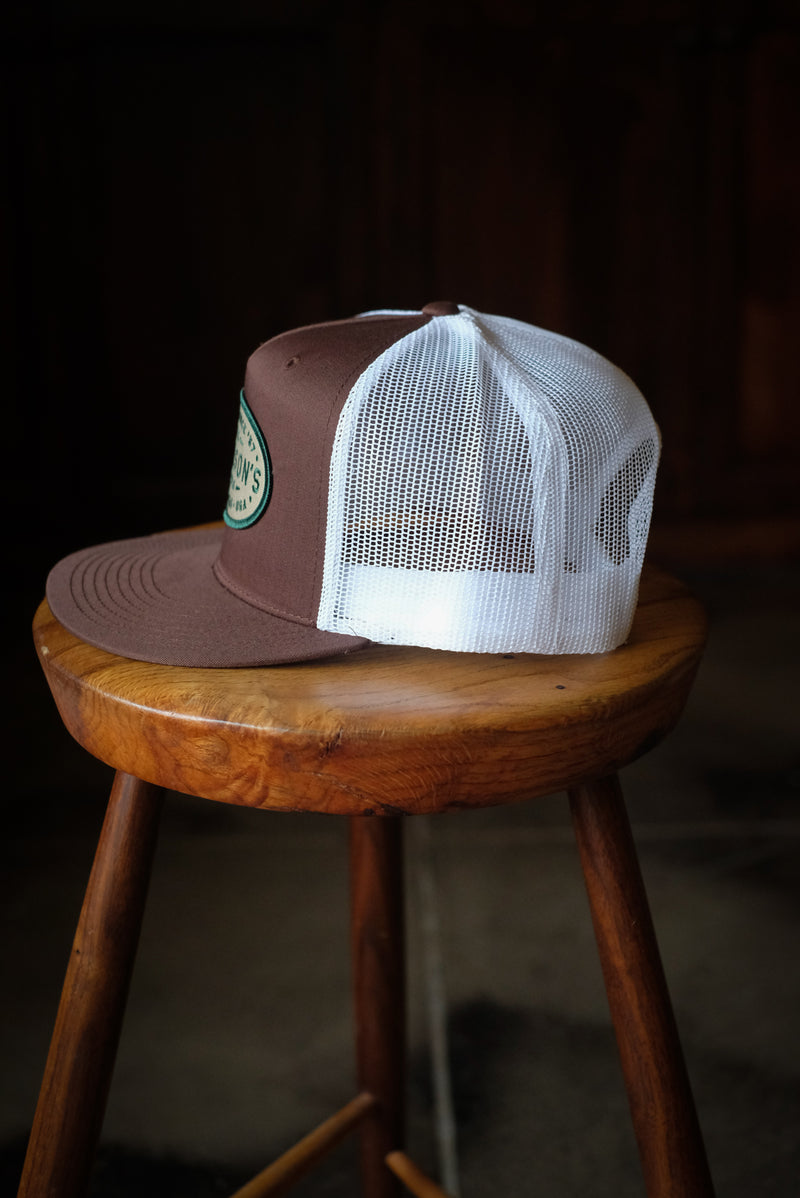 WFG Makers Mark | Brown & White | High Crown Snapback