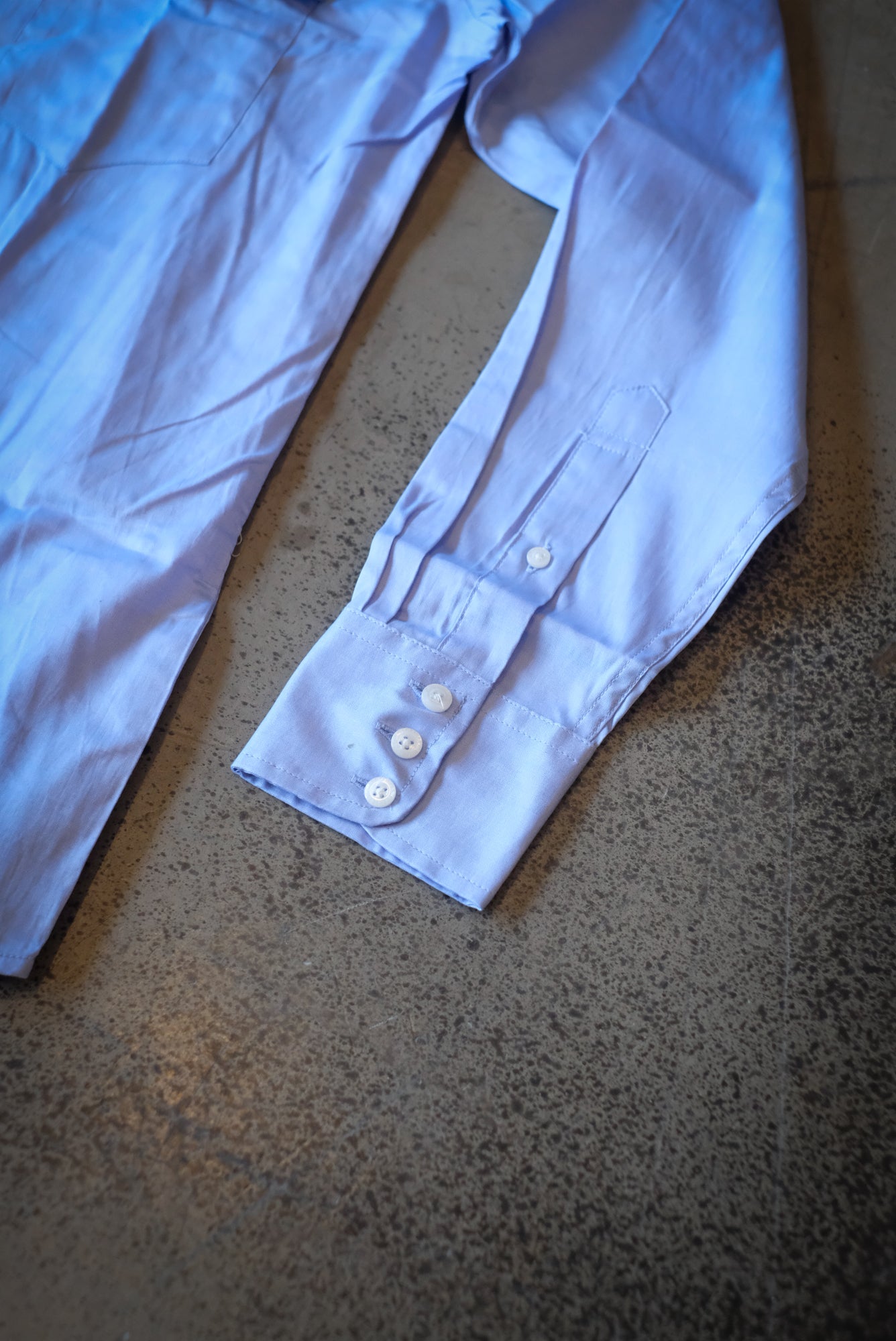 Classic Western Pinpoint Button Down | Blue