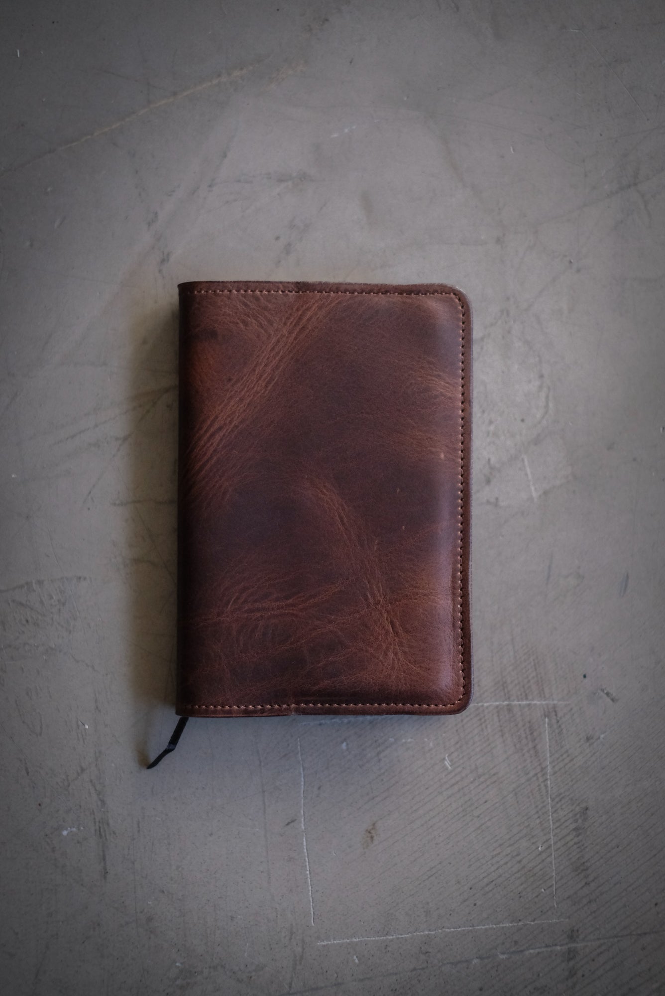 Pocket Notebook Cover | Brown Nut Horween Leather