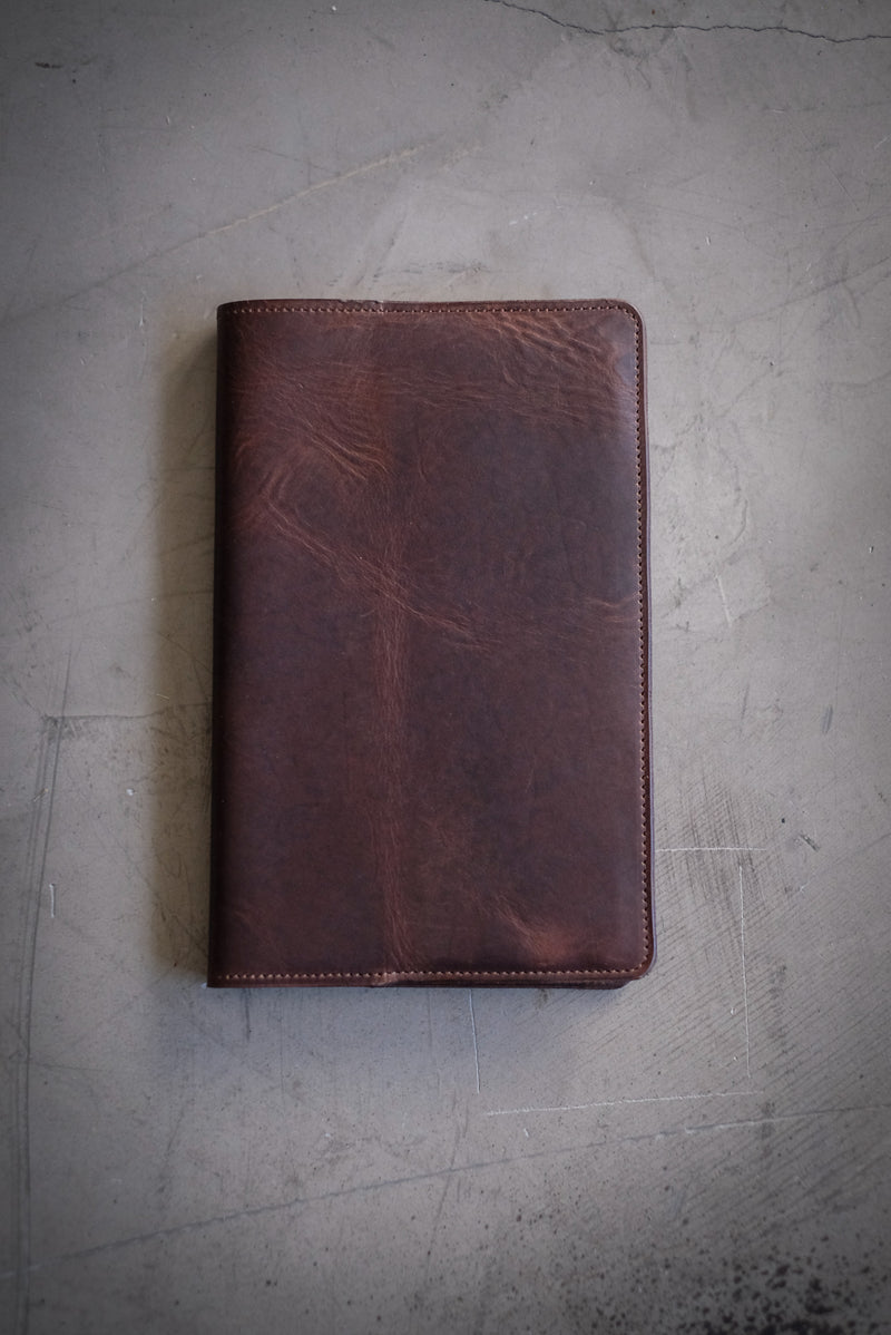 5x8 Notebook Cover | Brown Nut Horween Leather