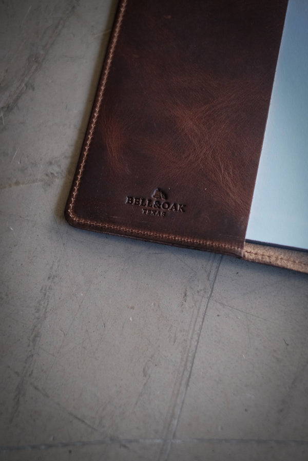 5x8 Notebook Cover | Brown Nut Horween Leather