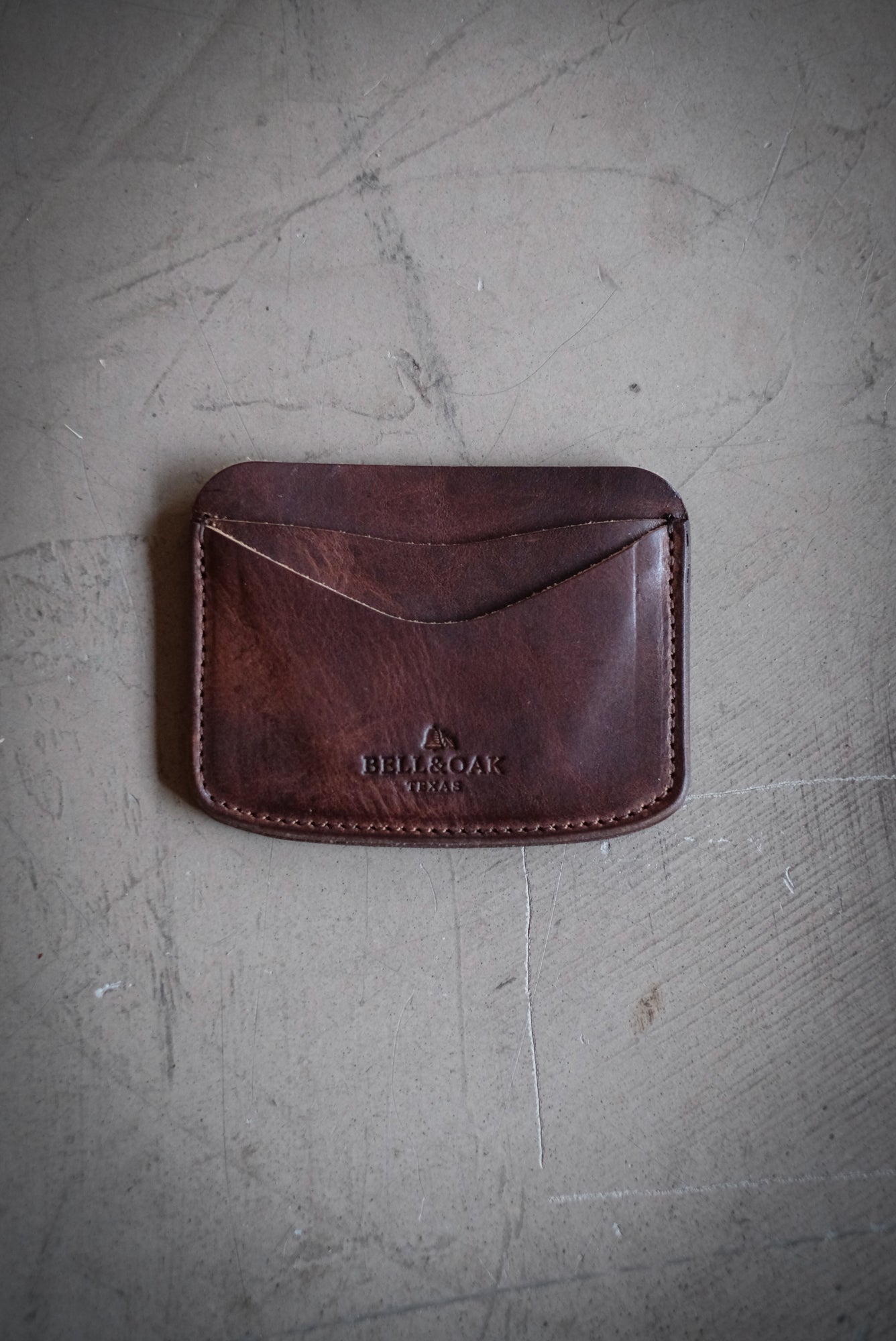 Hickory Wallet | Brown Nut Horween Leather