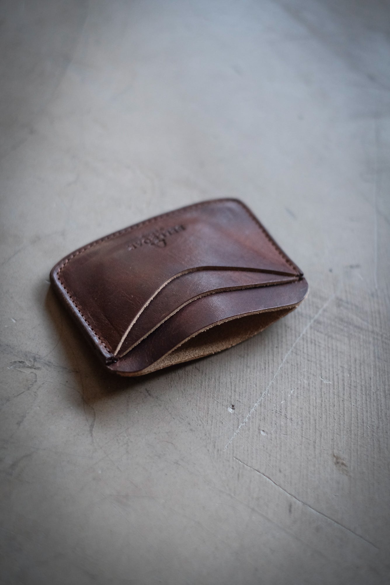 Hickory Wallet | Brown Nut Horween Leather