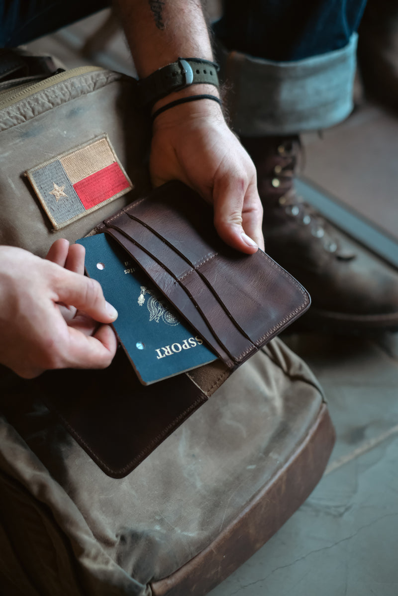 Travel Book | Brown Nut Horween Leather