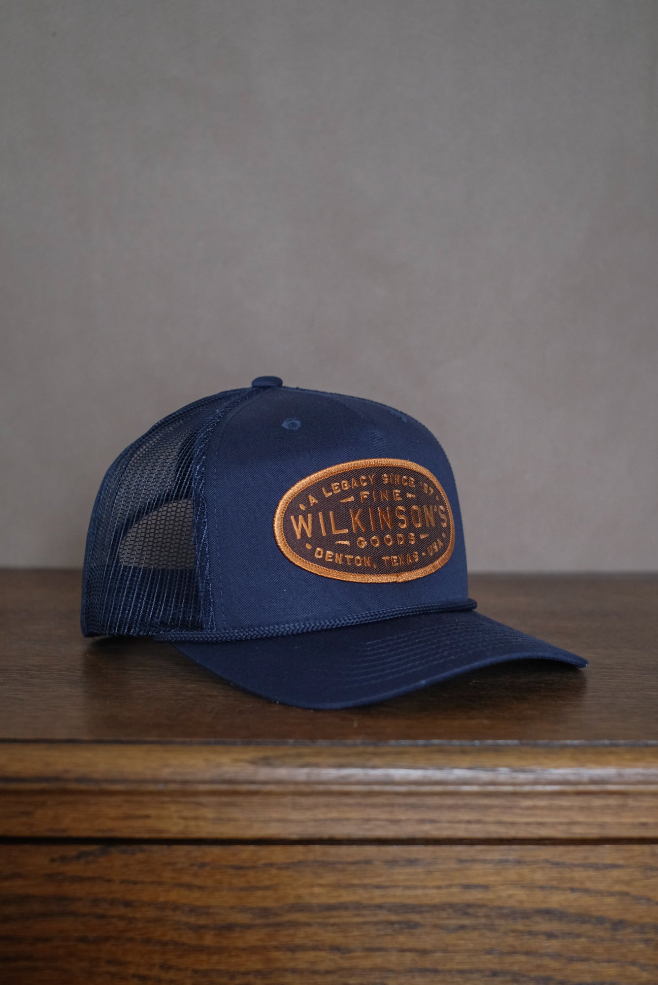 WFG Makers Mark Orange/Brown | Navy Mesh Snapback