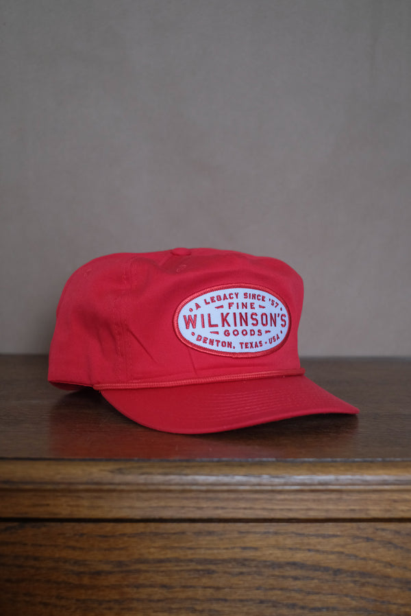 WFG Makers Mark Red/White | Red Cotton Snapback