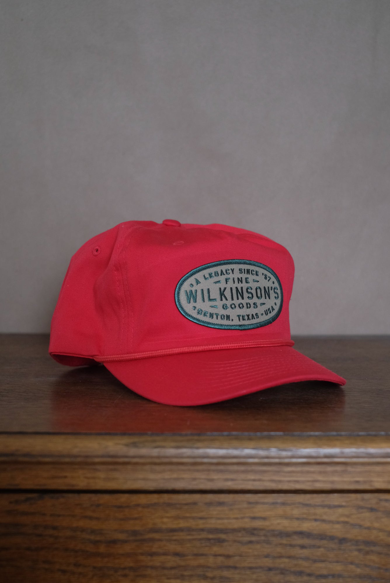 WFG Makers Mark Green/Tan | Red Cotton Snapback