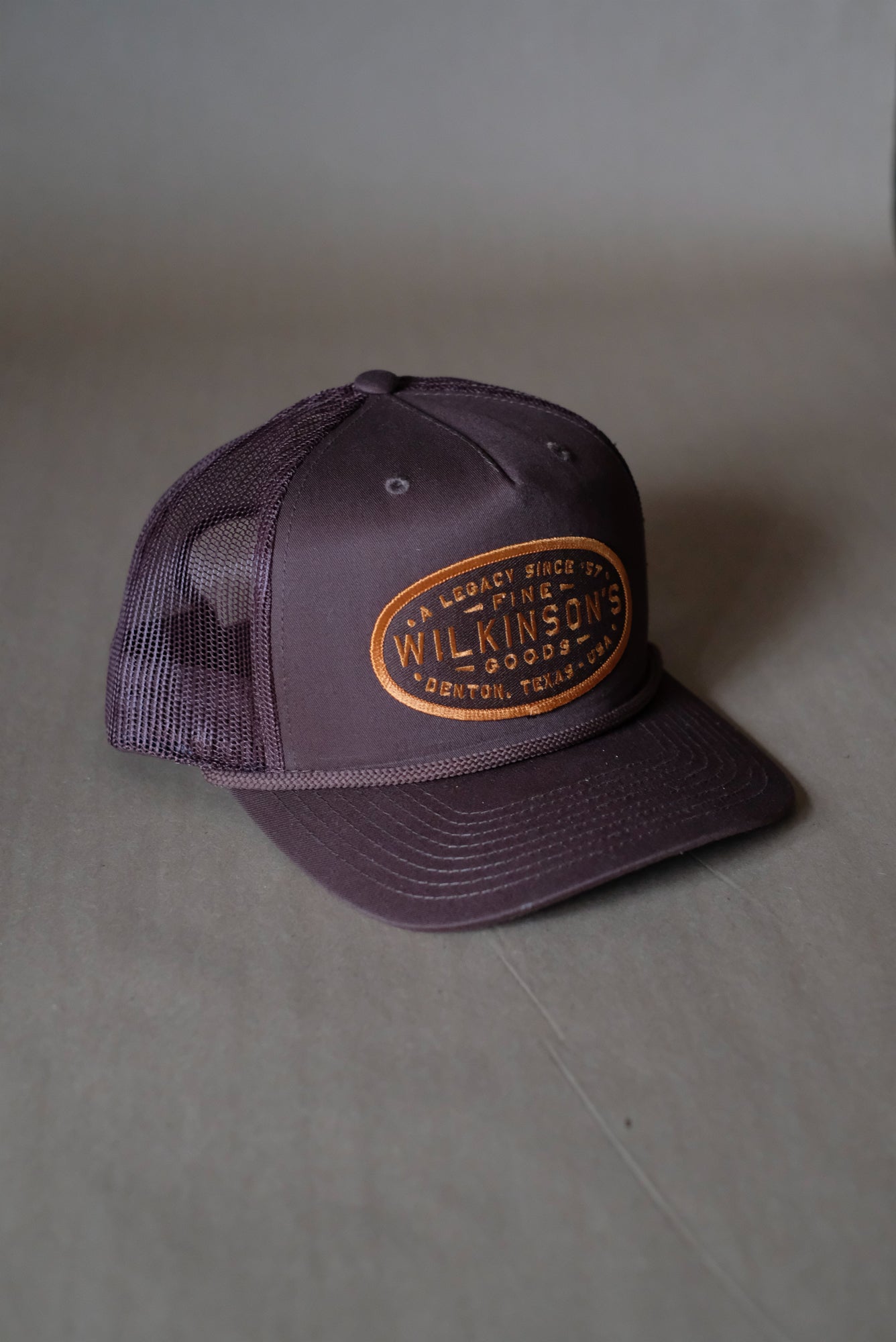 WFG Makers Mark Orange Brown | Brown Mesh Snapback