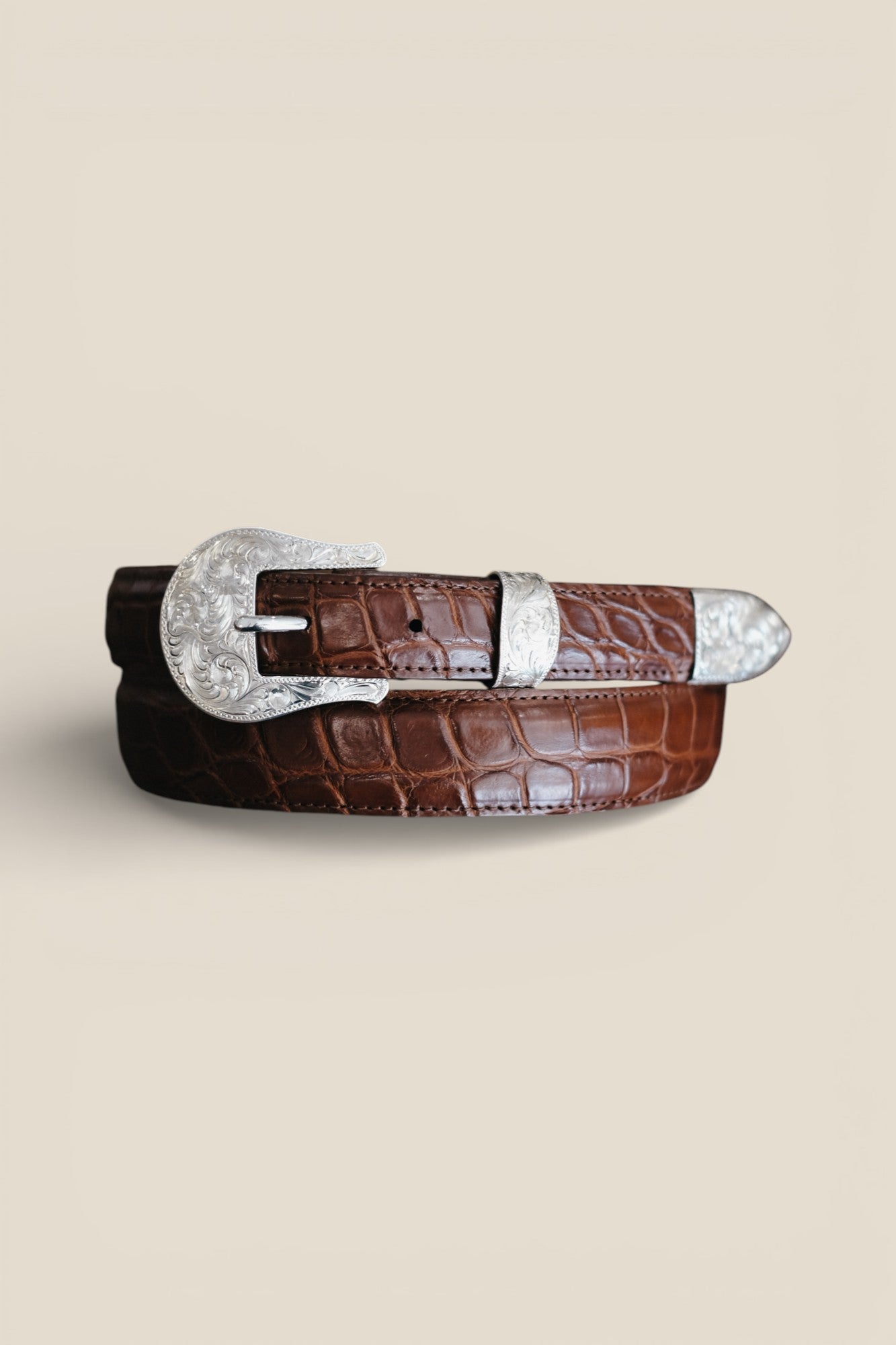 Custom American Alligator Belt