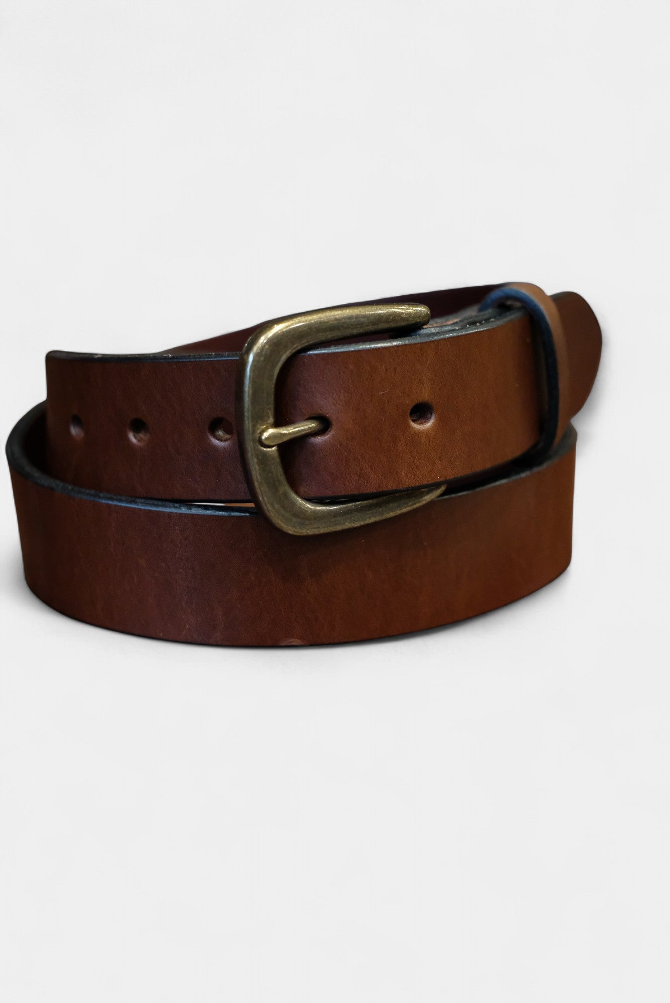 MUSTANG Ledergürtel Dark Brown – Klassisch, Used-Look, Weite 115