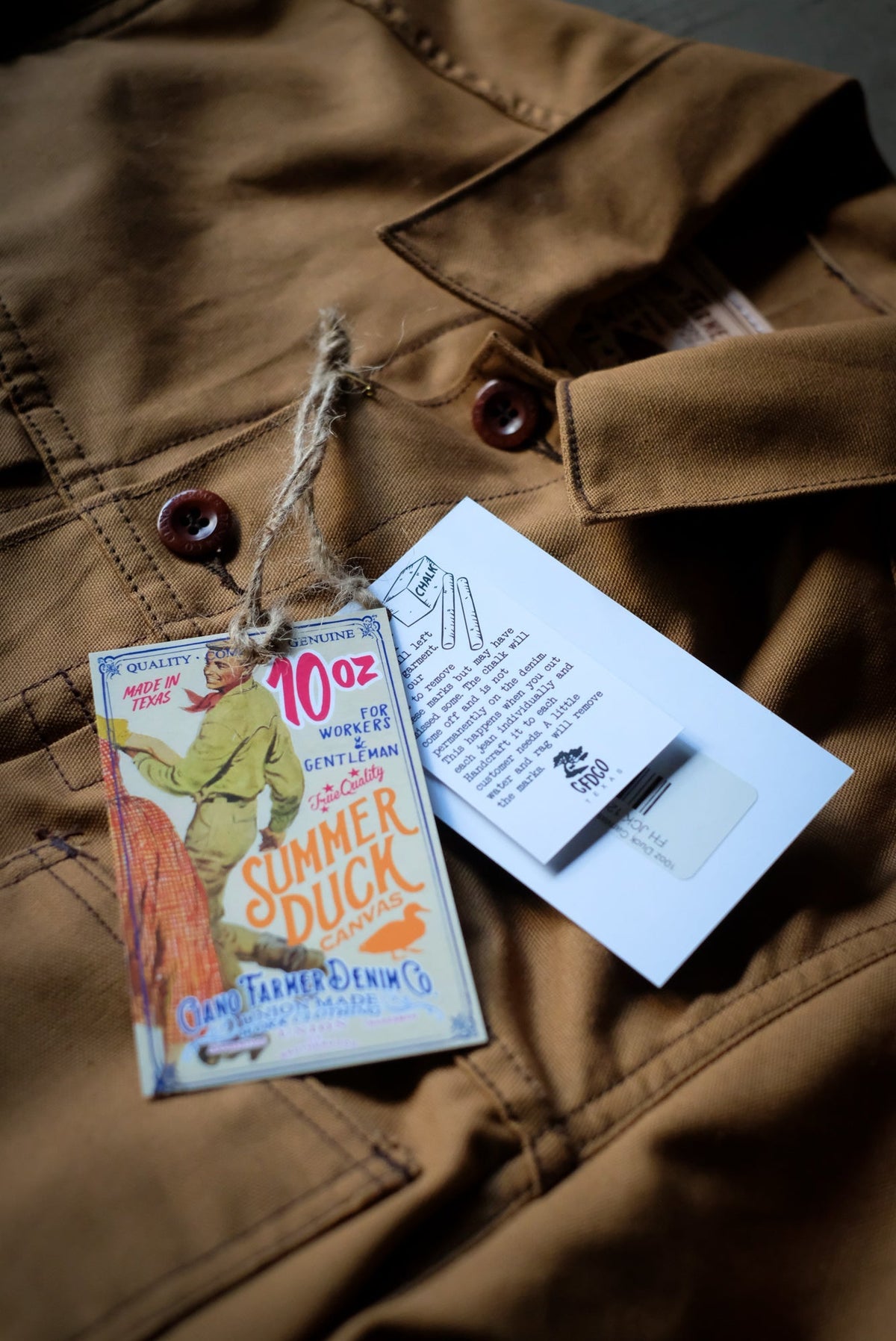 Field Hand Jacket | 10oz Duck Canvas Ciano Farmer