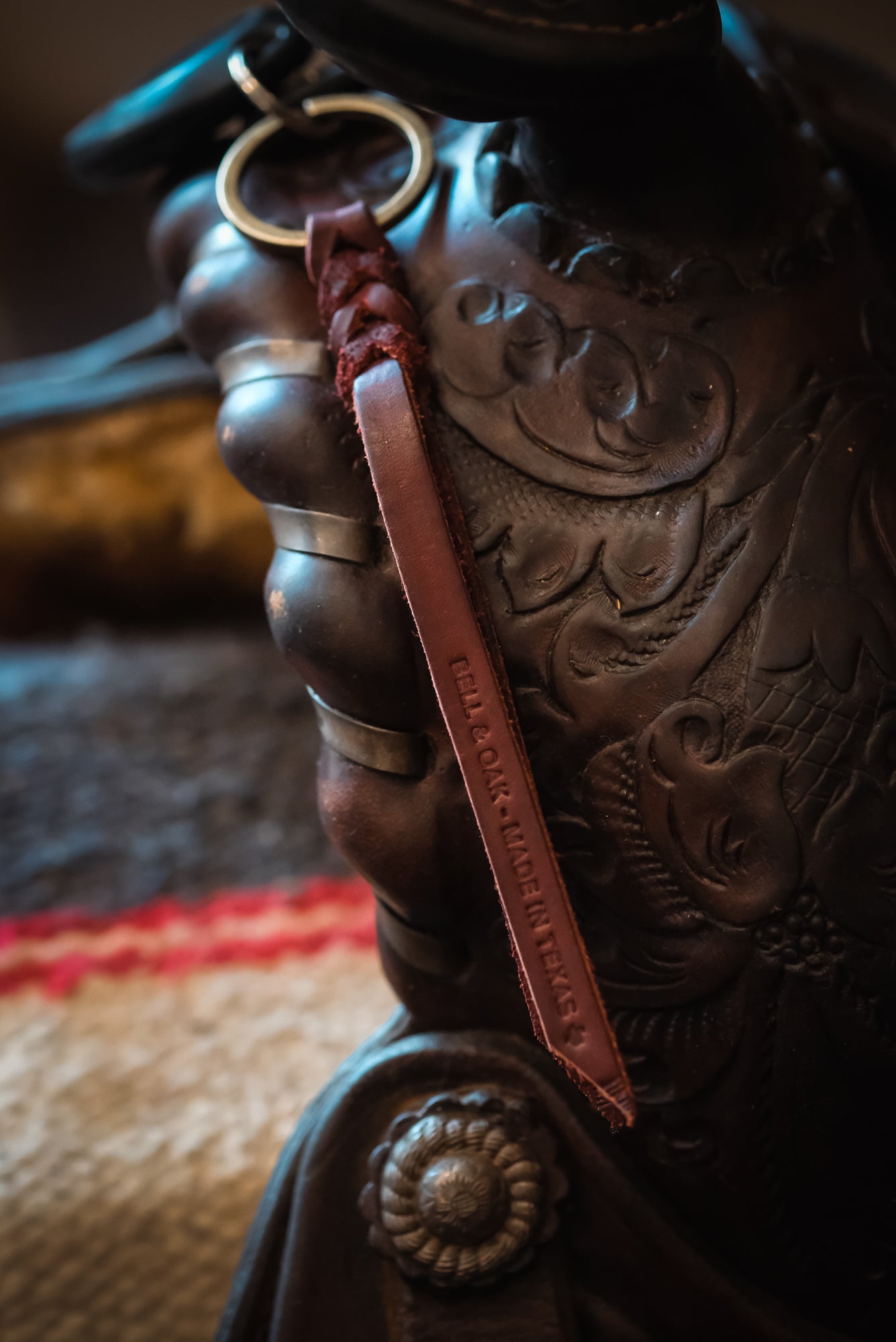 Saddle String Key Fob