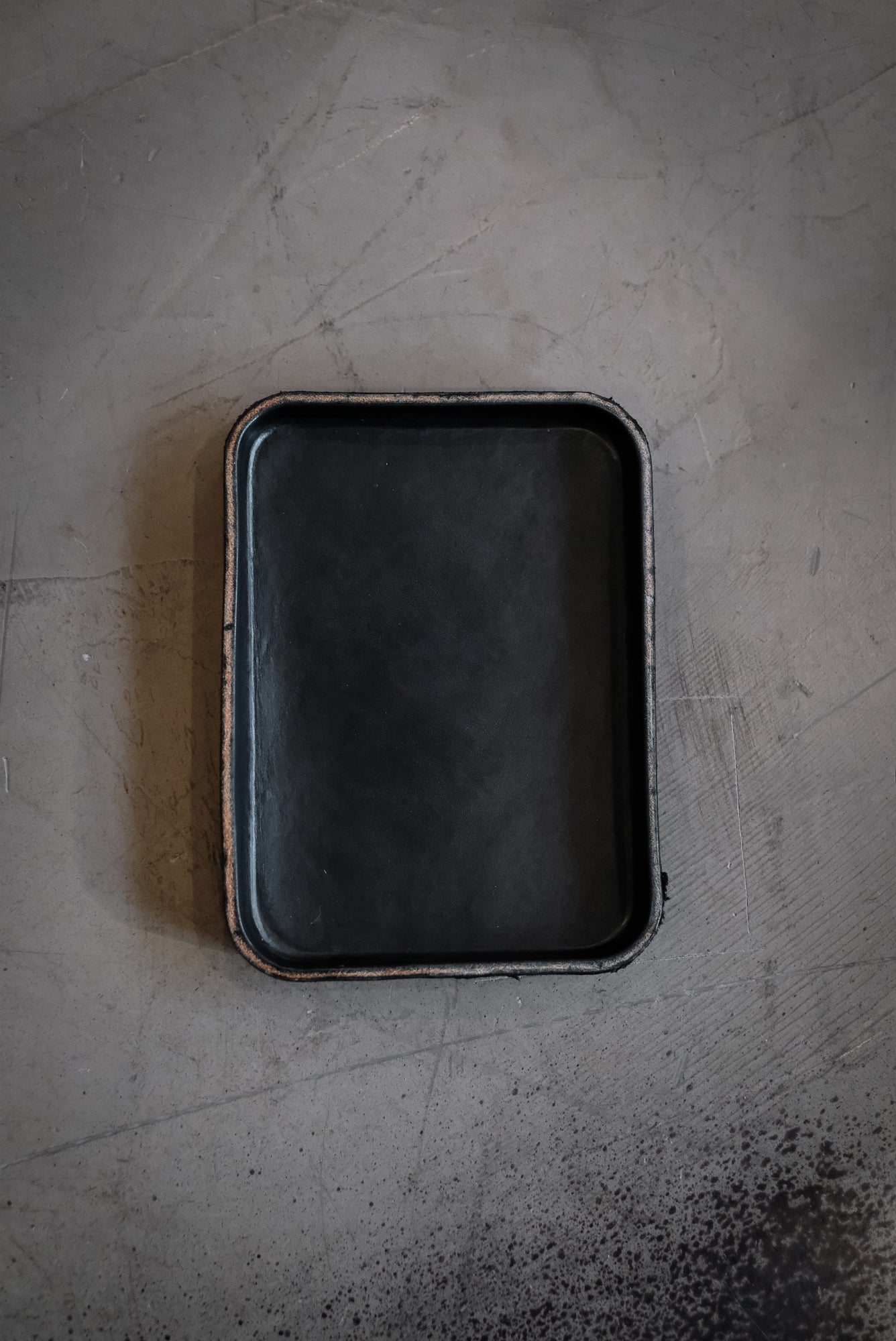 Molded Leather Tray