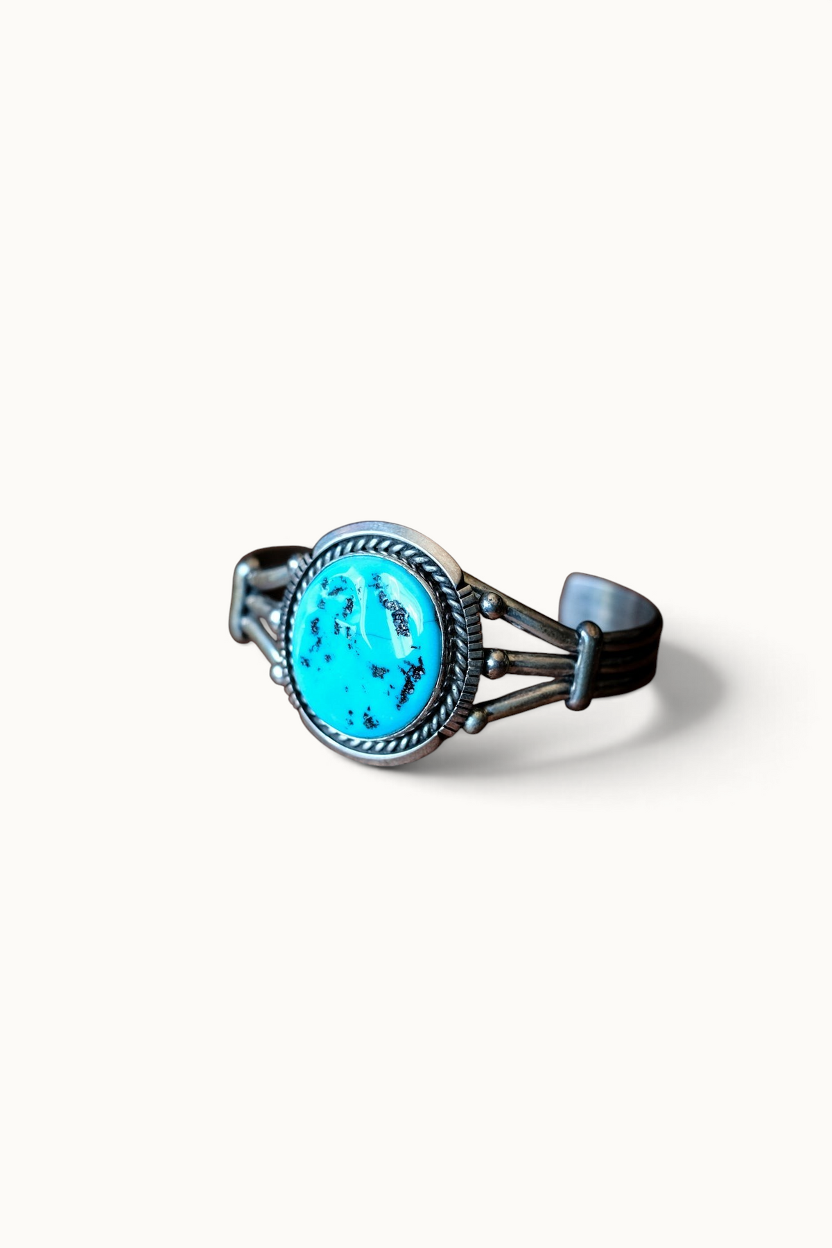Sterling Silver + Turquoise Cuff - Eugene Belone Pat Seeds