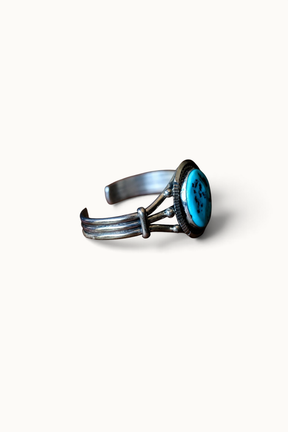 Sterling Silver + Turquoise Cuff - Eugene Belone Pat Seeds