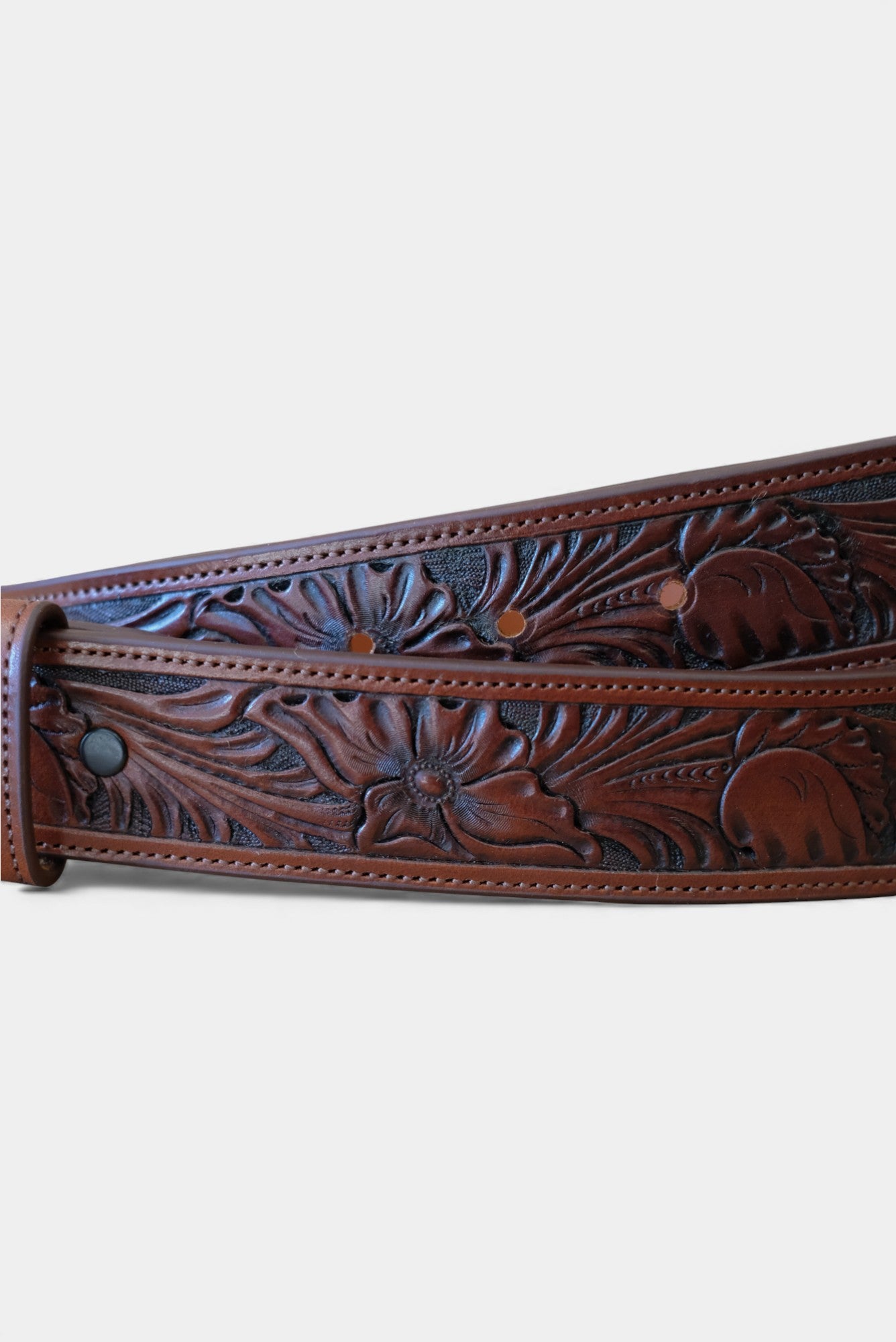 Floral No.4 Hand Tooled Belt