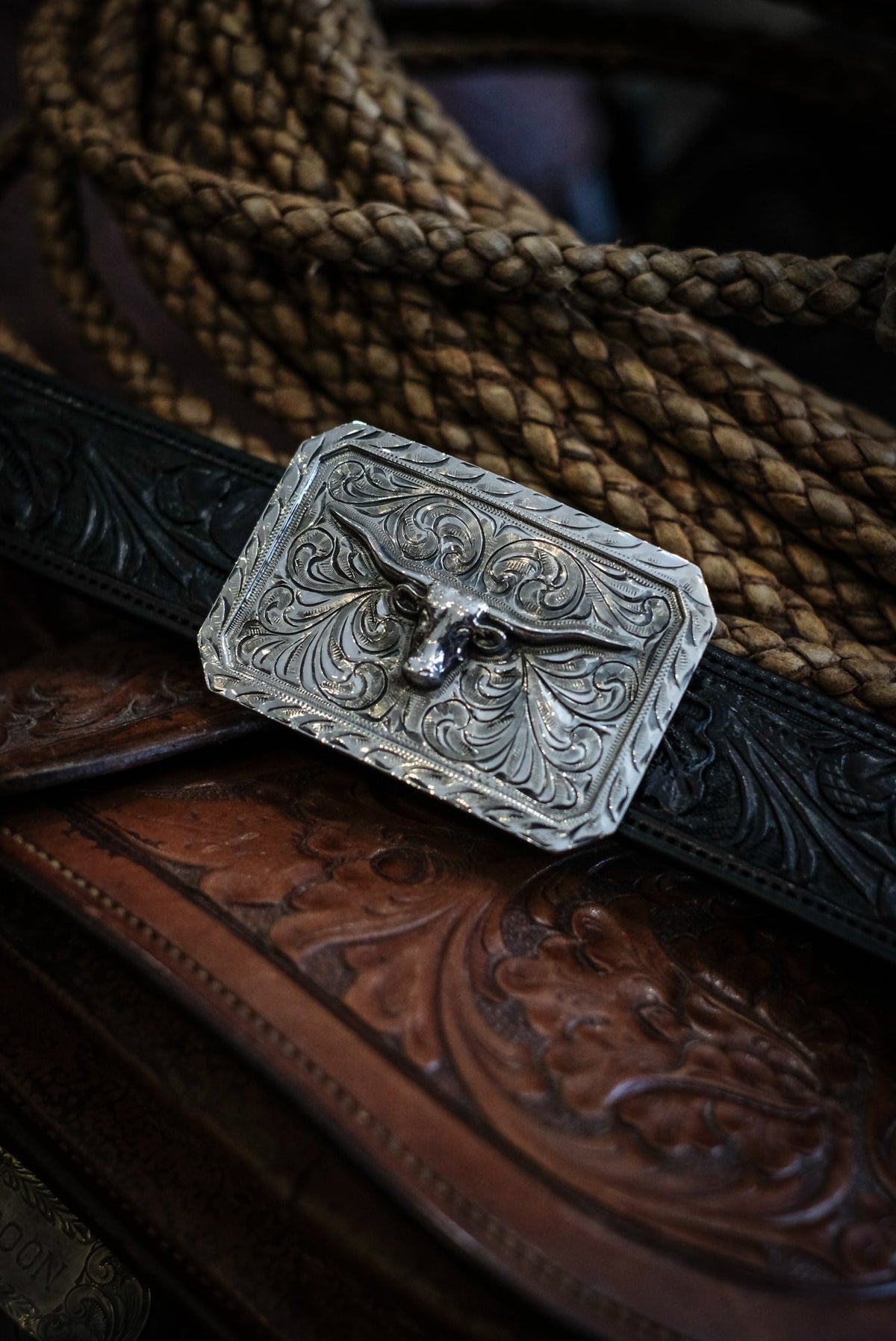 Longhorn Trophy Buckle 1-1/2" Wilkinson