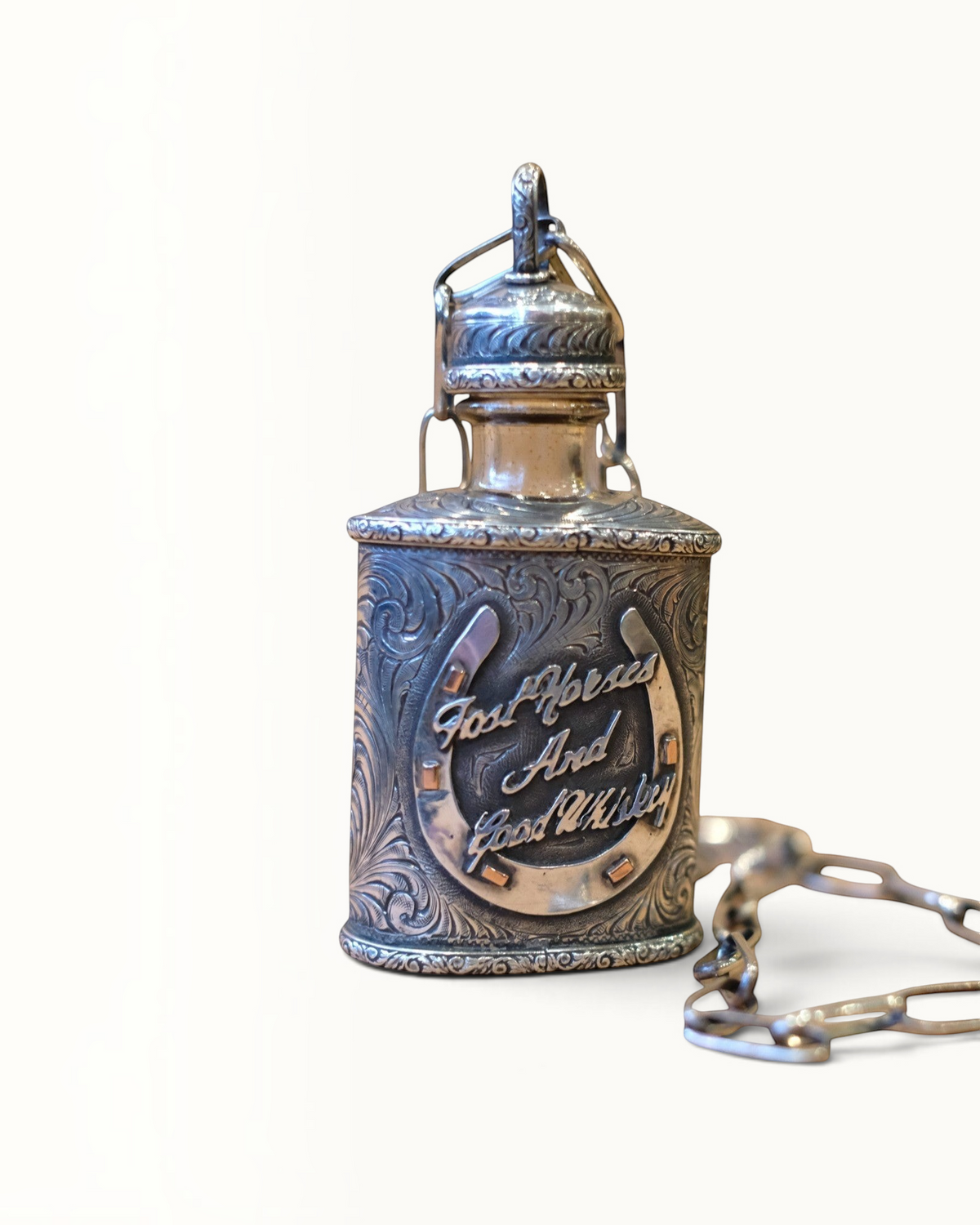 Sterling Silver Flask Necklace — by Laddan Ledbetter Laddan Ledbetter