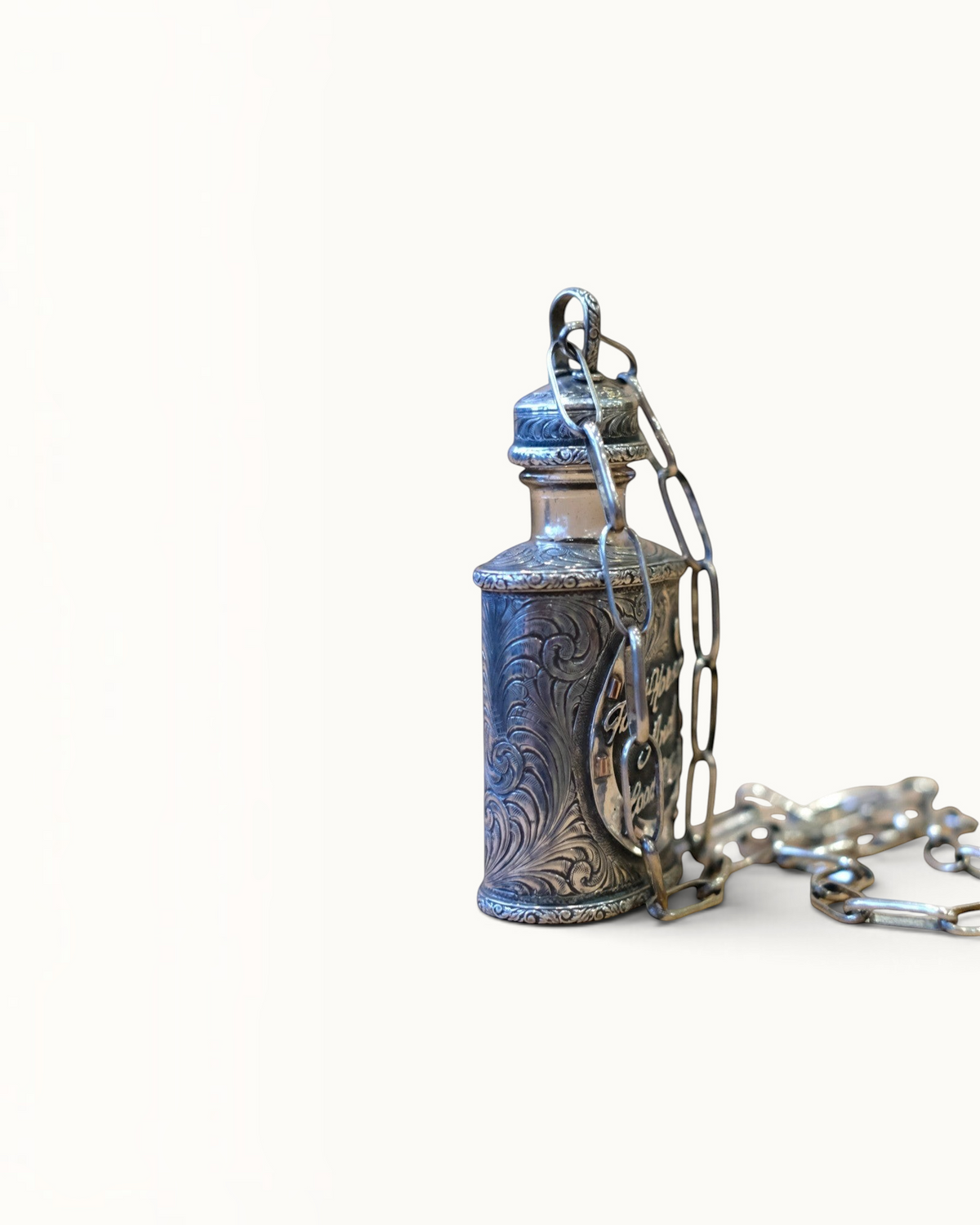 Sterling Silver Flask Necklace — by Laddan Ledbetter Laddan Ledbetter