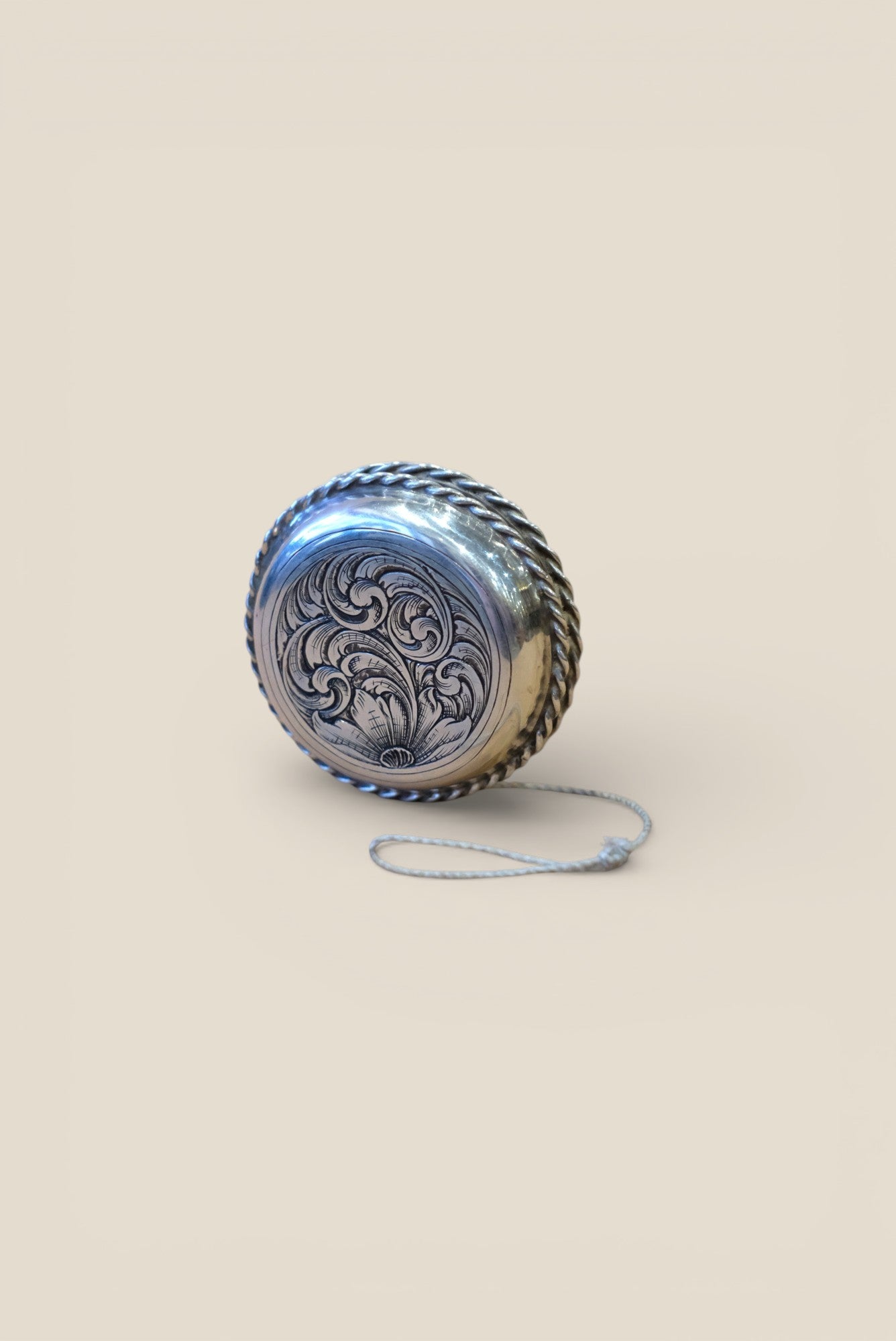 Sterling Silver Toy Set (Yo-Yo & Spinning Top) — by Laddan Ledbetter