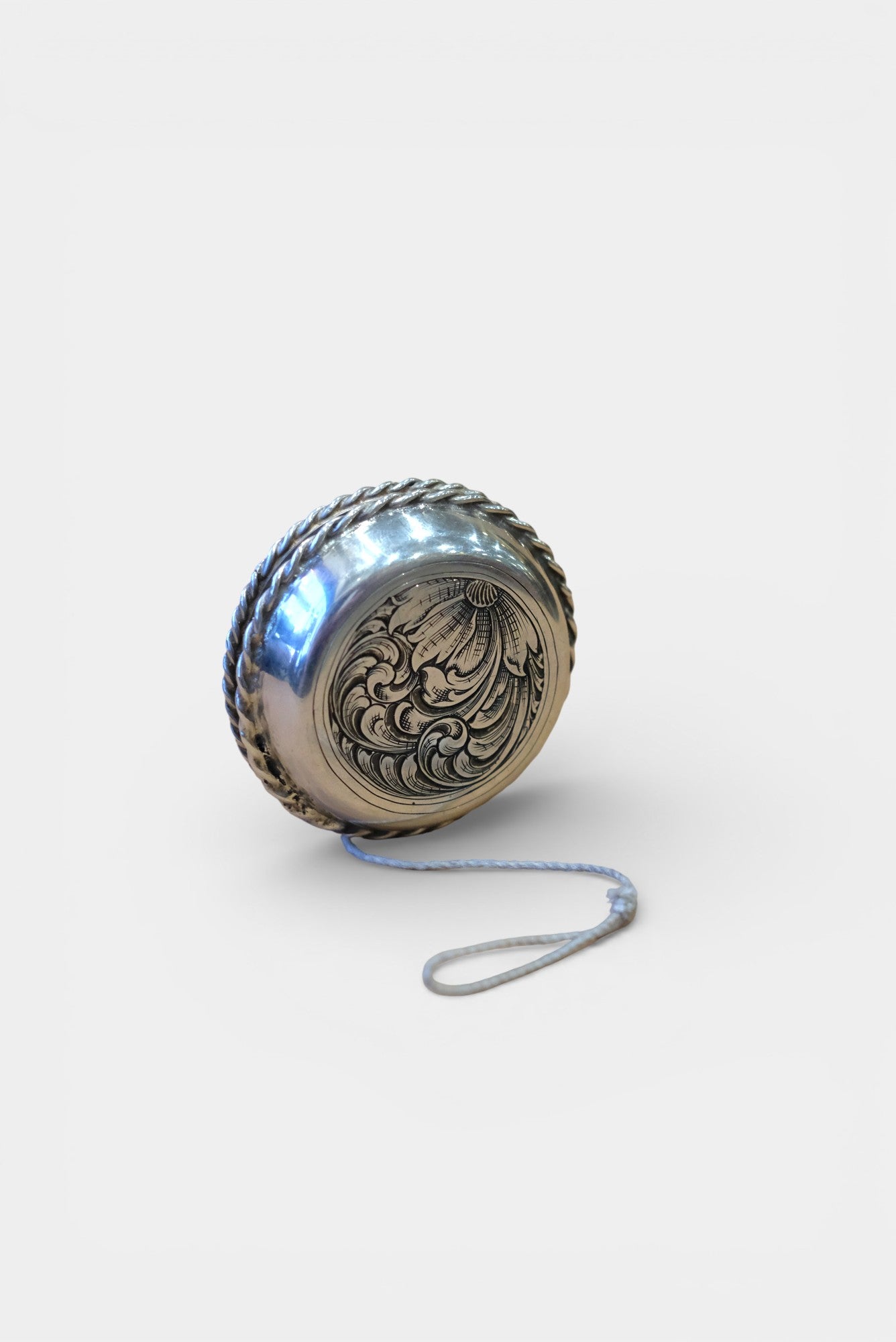 Sterling Silver Toy Set (Yo-Yo & Spinning Top) — by Laddan Ledbetter