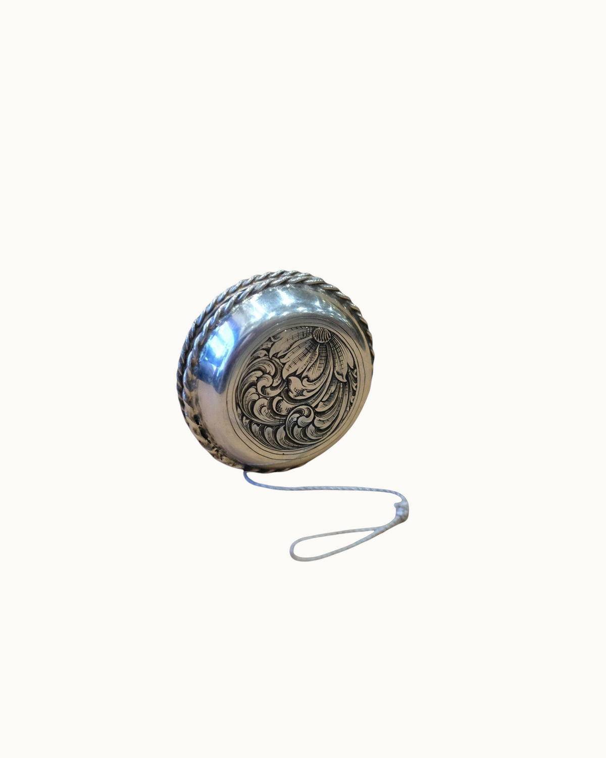 Sterling Silver Toy Set (Yo-Yo & Spinning Top) — by Laddan Ledbetter Laddan Ledbetter