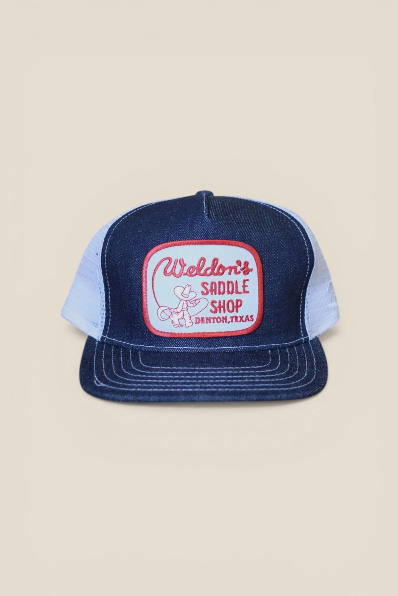 Weldon's Hat - Denim Mesh