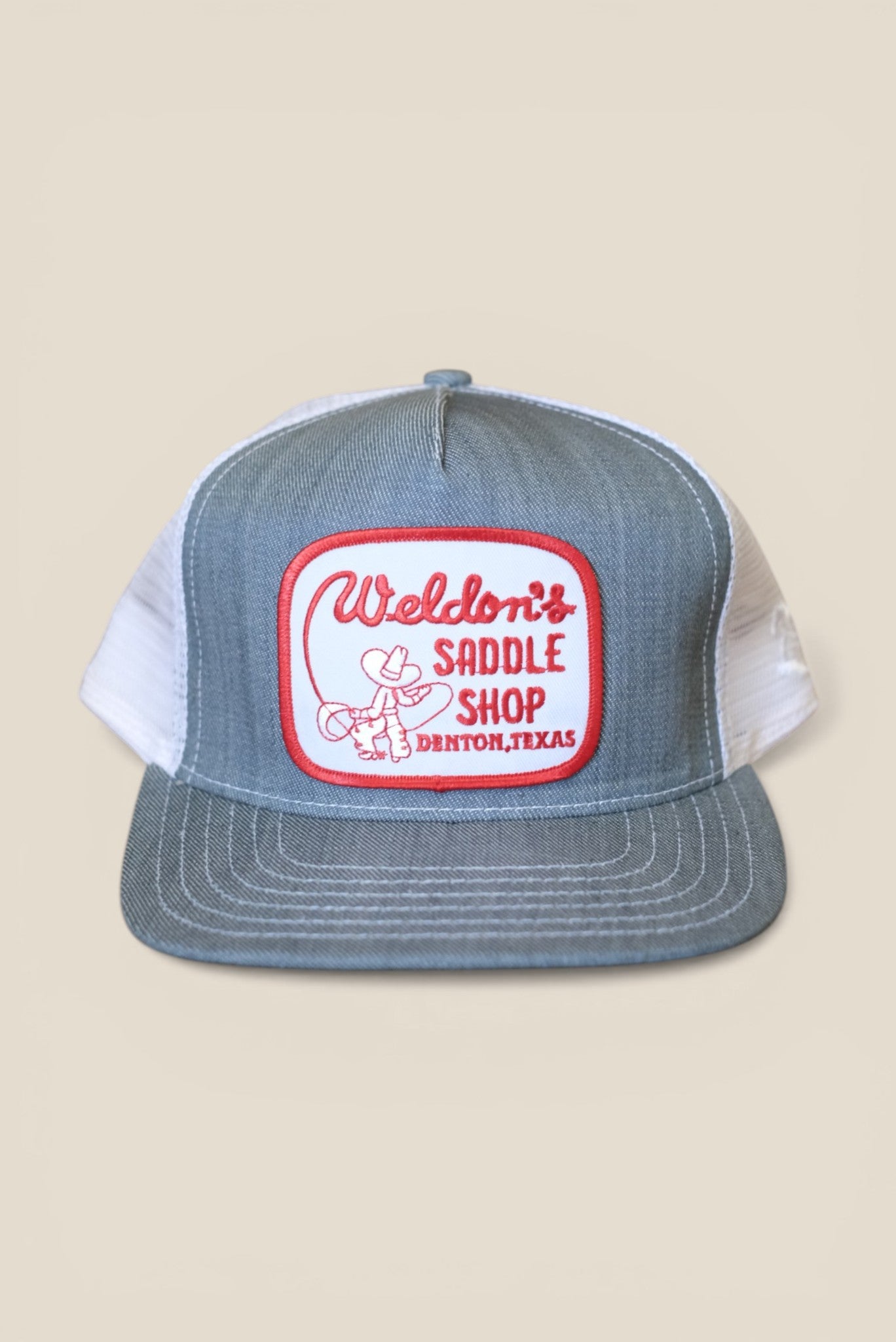Weldon's Hat - Denim Mesh