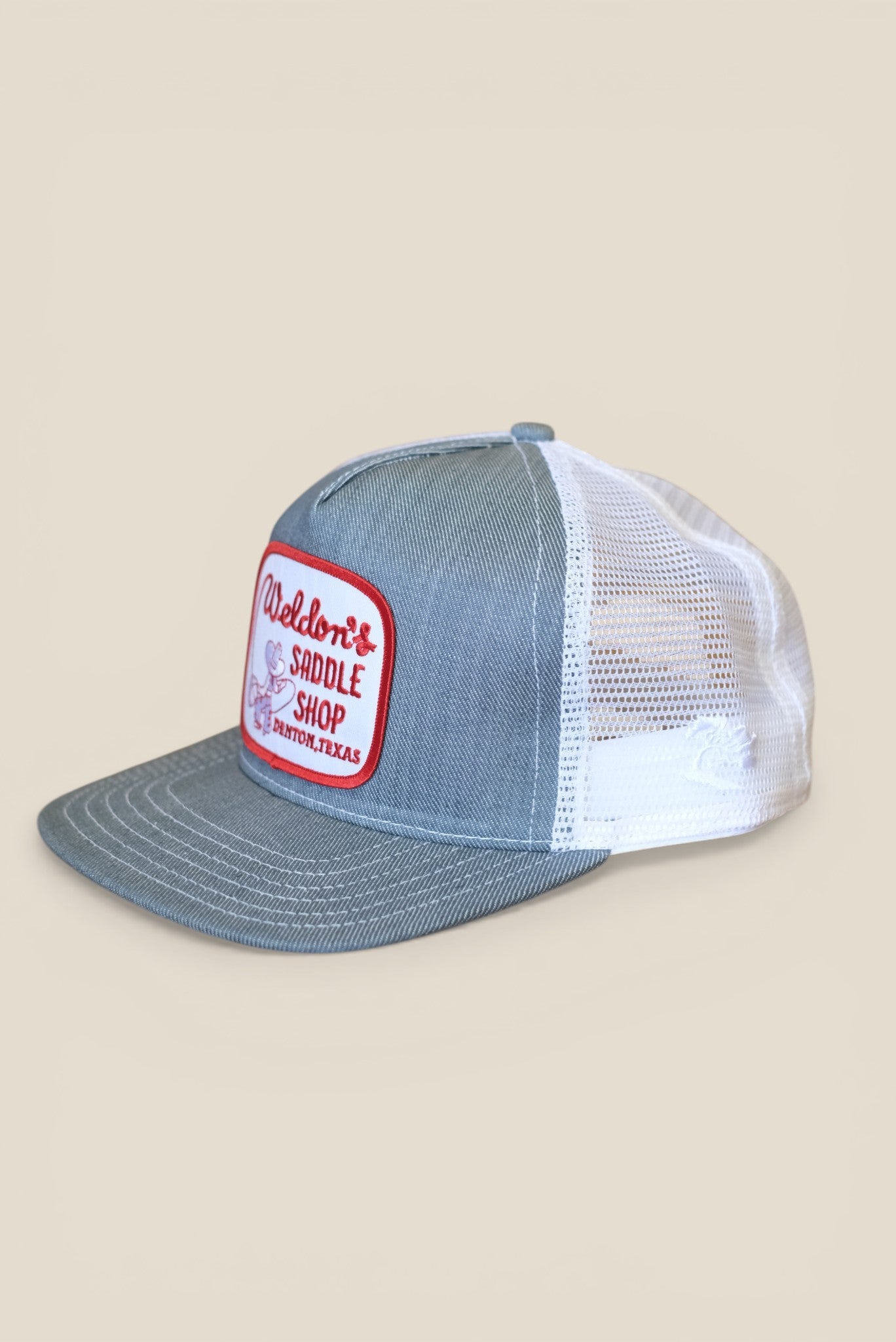 Weldon's Hat - Denim Mesh
