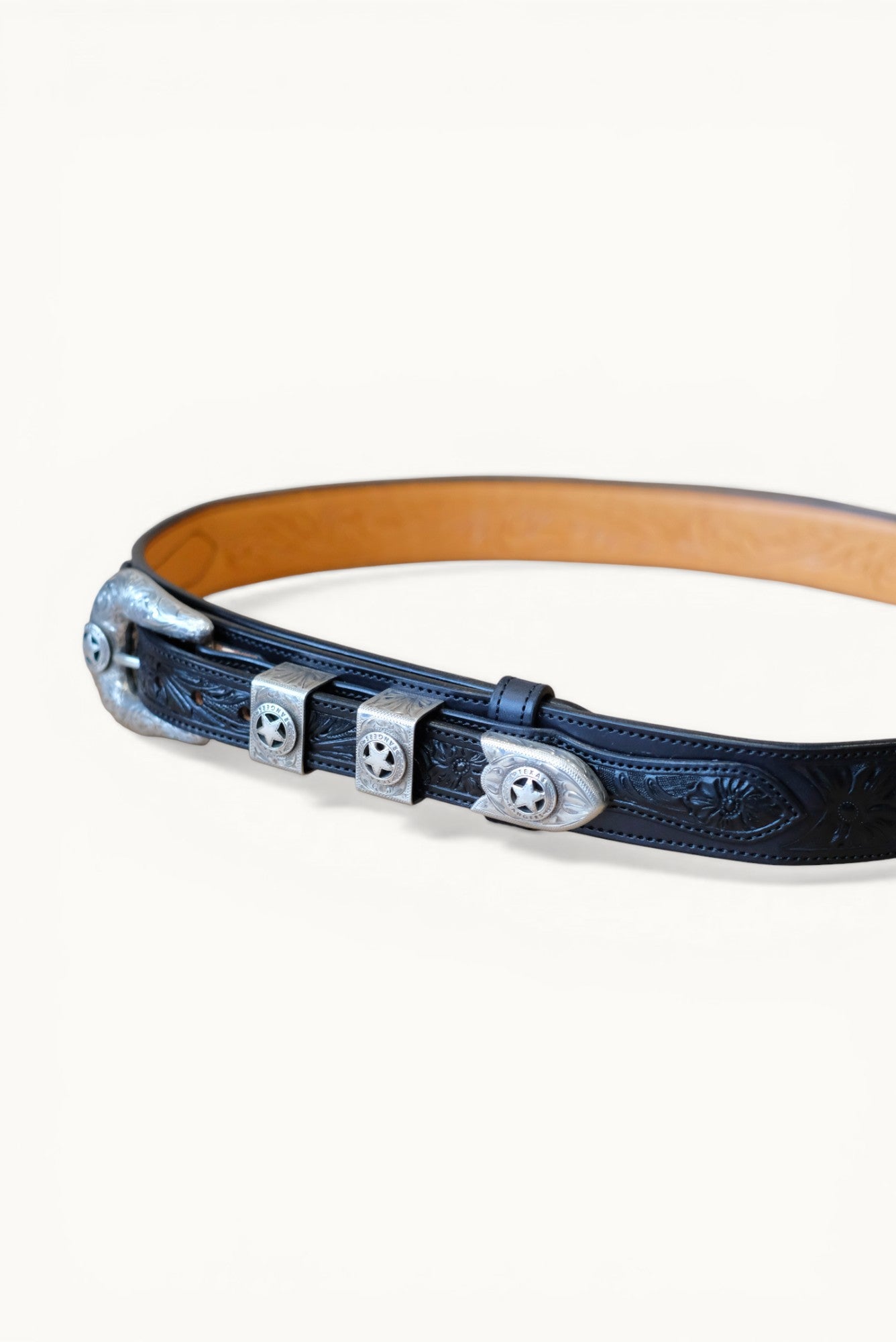 Custom Hand Tooled Ranger Belt