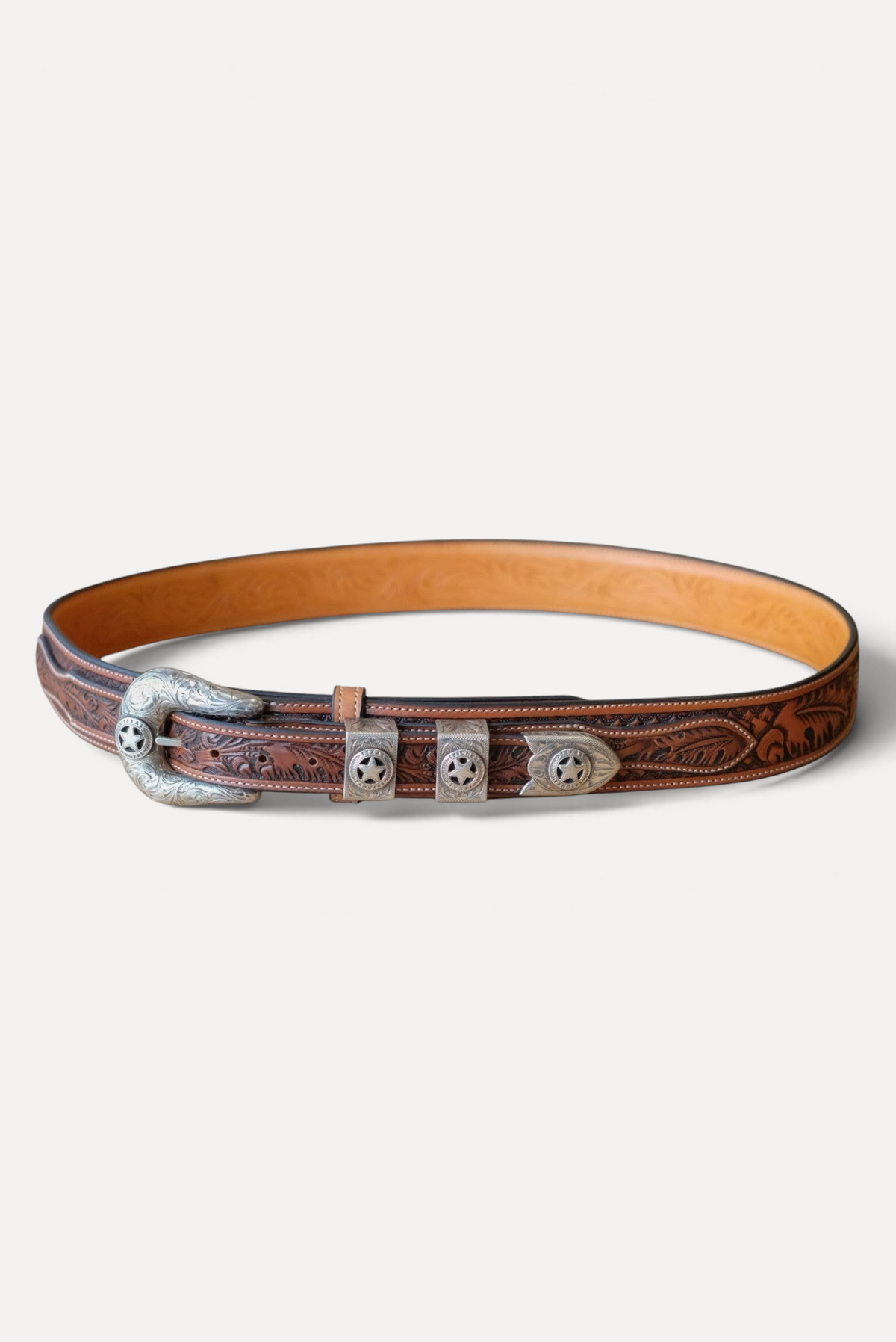 Custom Hand Tooled Ranger Belt Wilkinson