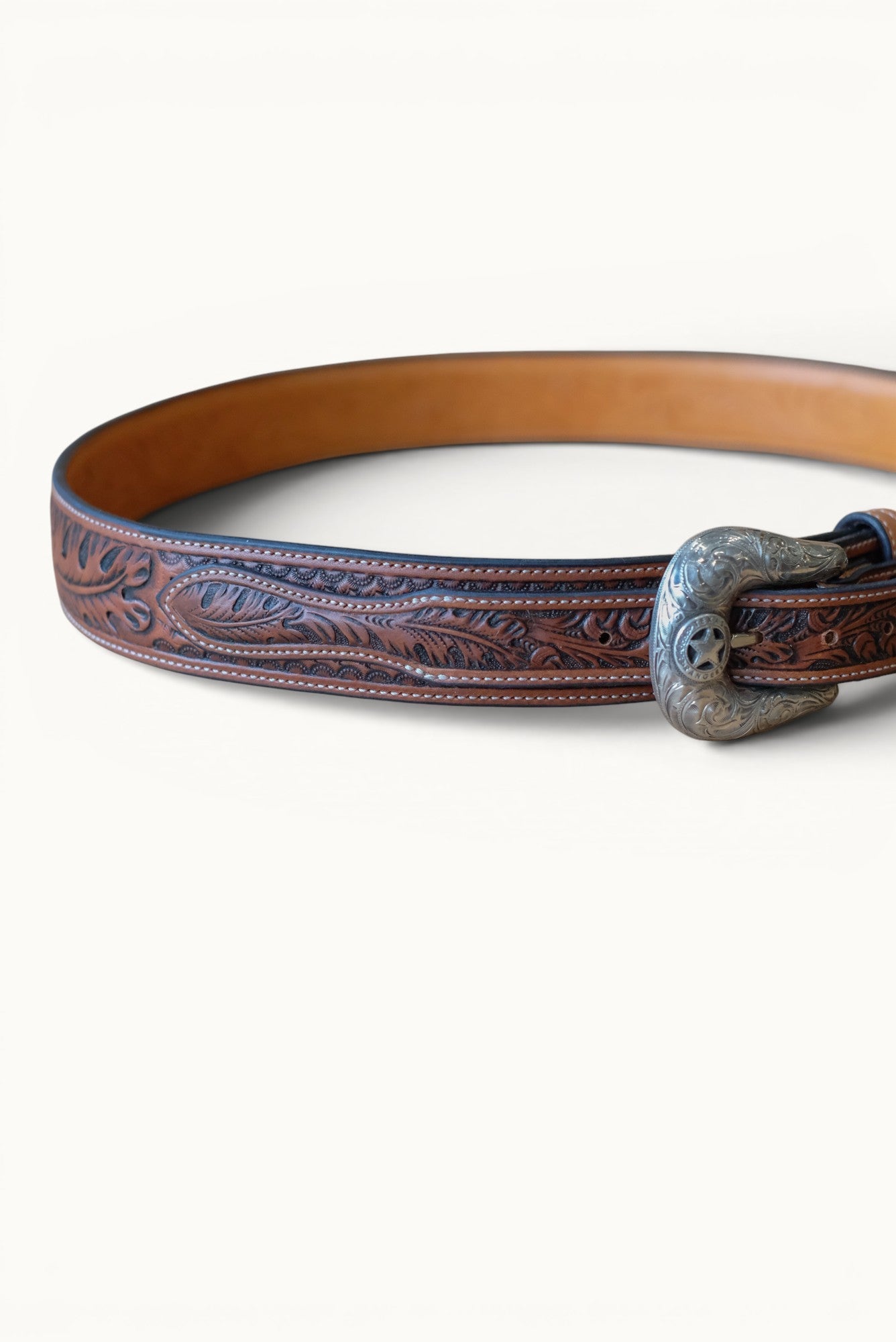 Custom Hand Tooled Ranger Belt
