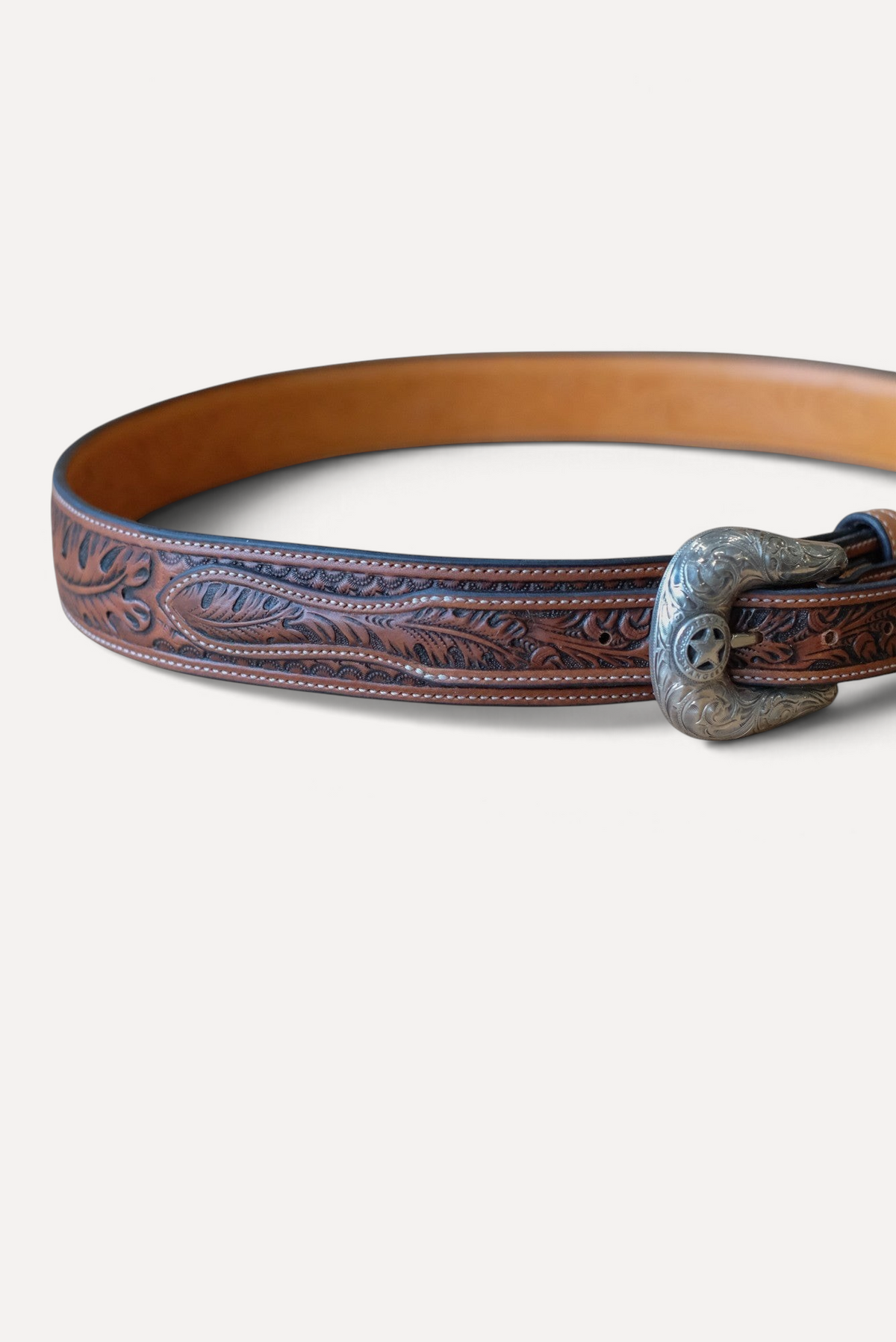 Custom Hand Tooled Ranger Belt Wilkinson