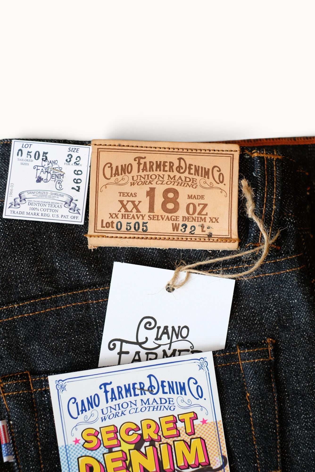 18oz Secret Denim Ciano Farmer