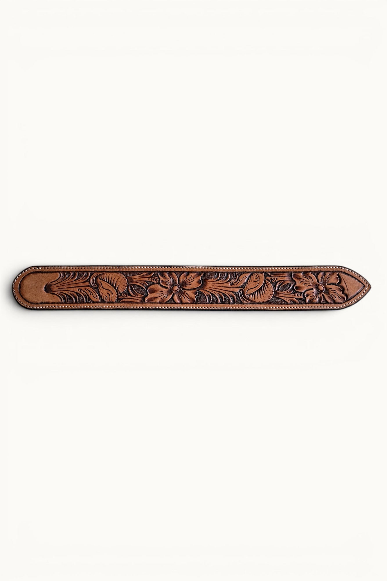 Custom Hand Tooled Belt | Floral #2 Wilkinson