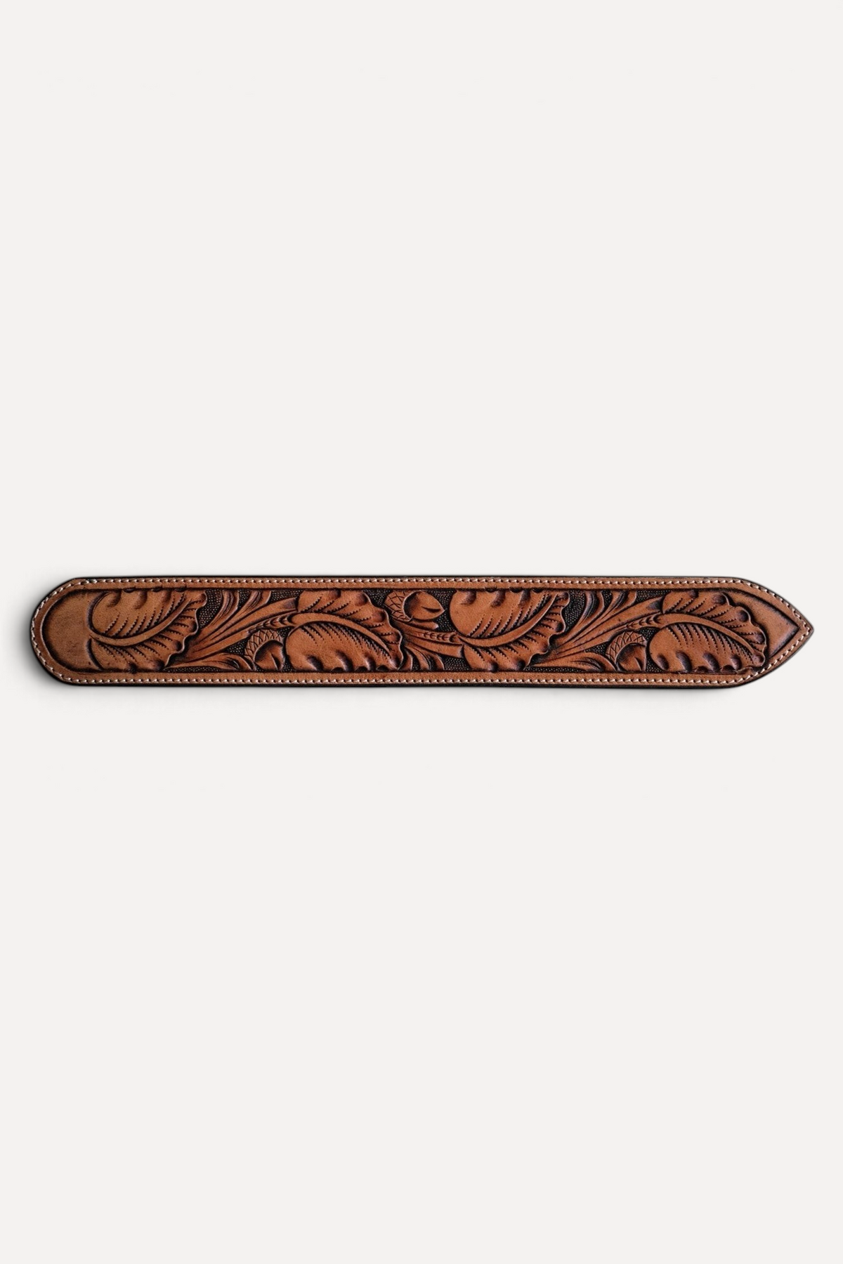 Custom Hand Tooled Belt | Oak Leaf #2 Wilkinson