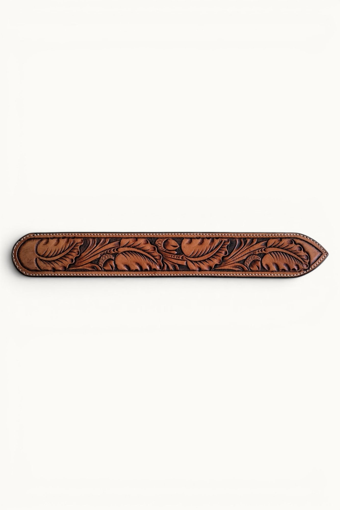 Custom Hand Tooled Belt | Oak Leaf #2 Wilkinson