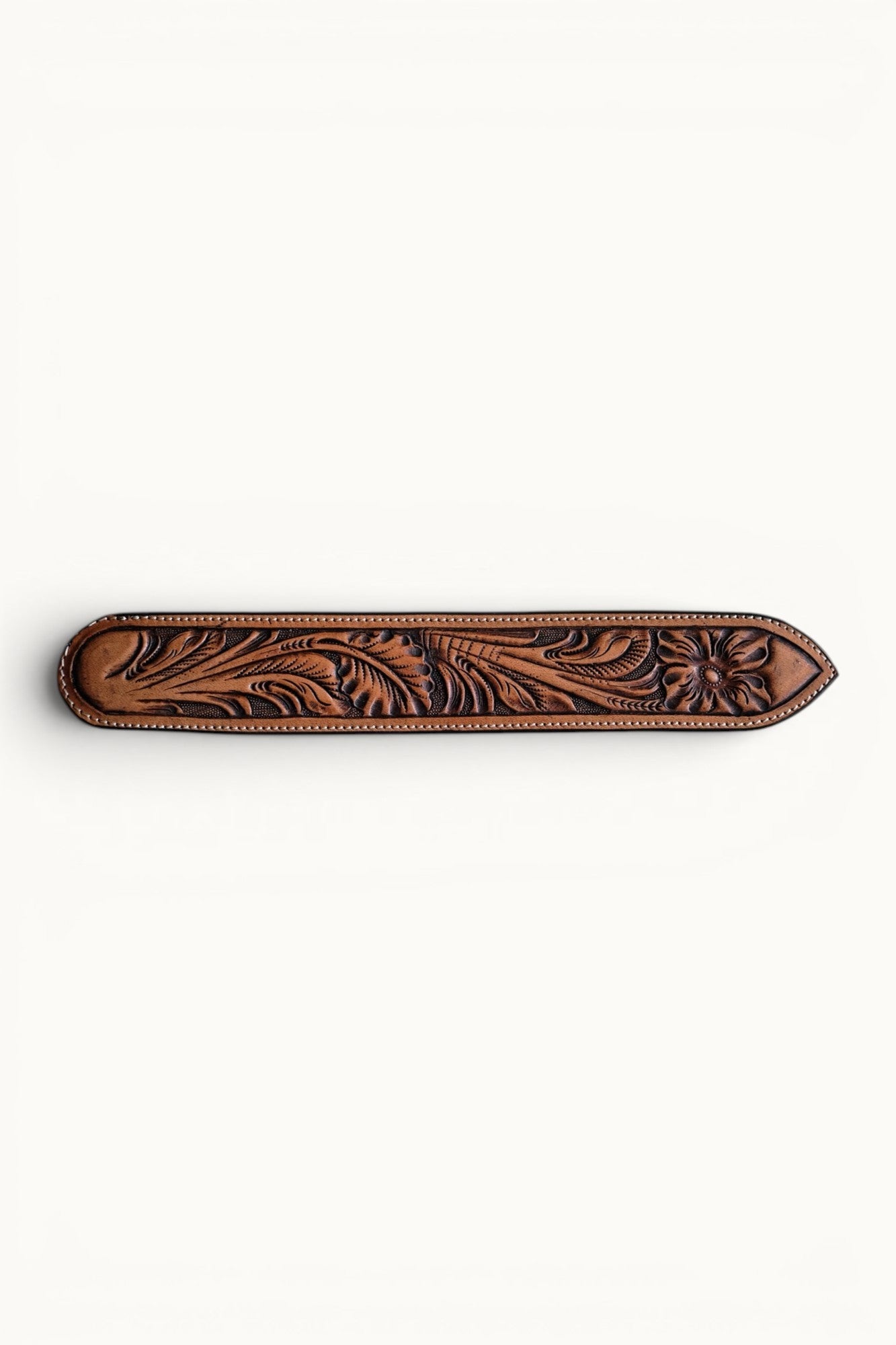 Custom Hand Tooled Belt | Floral #1 Wilkinson