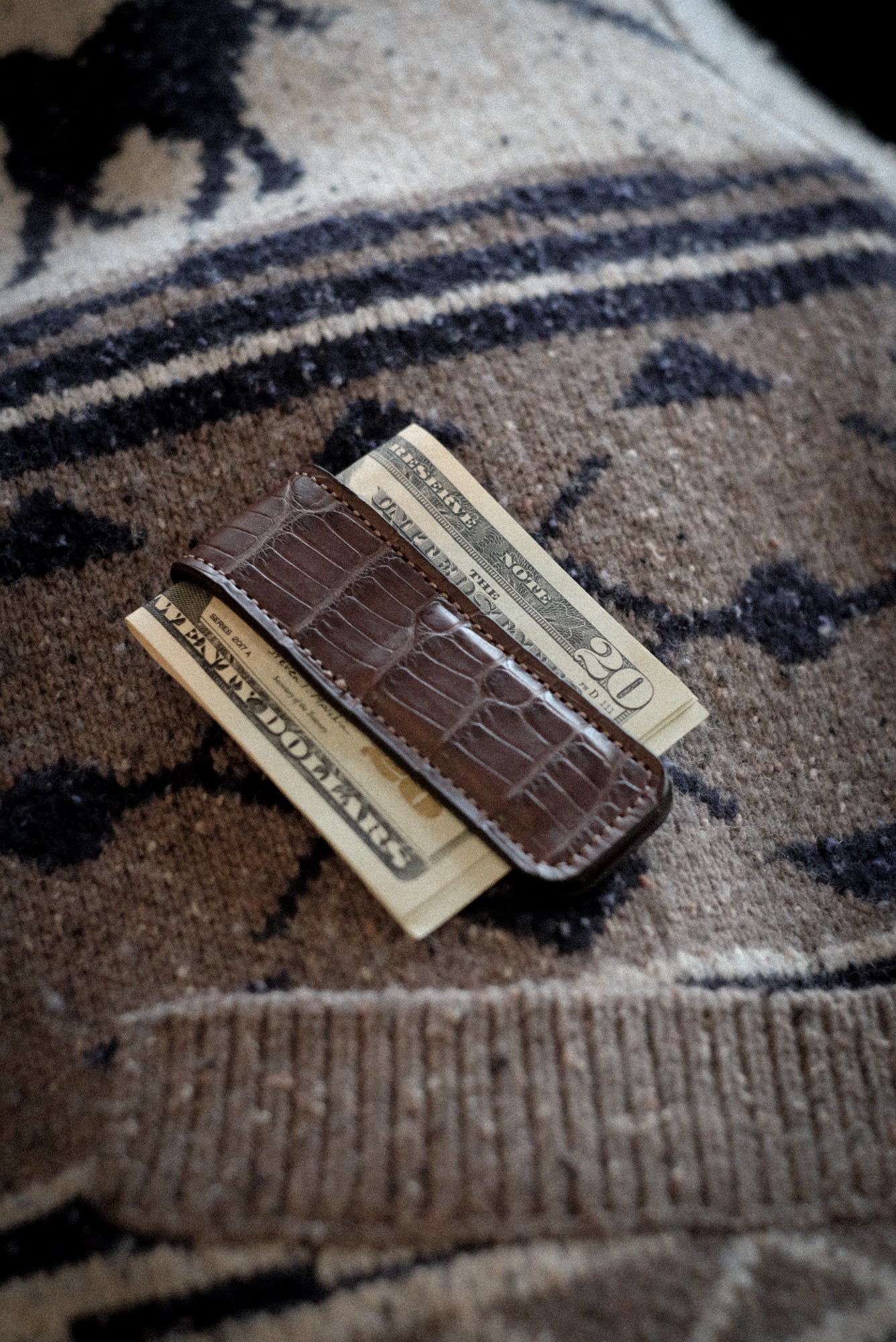 Alligator Bandera Money Clip Wilkinson