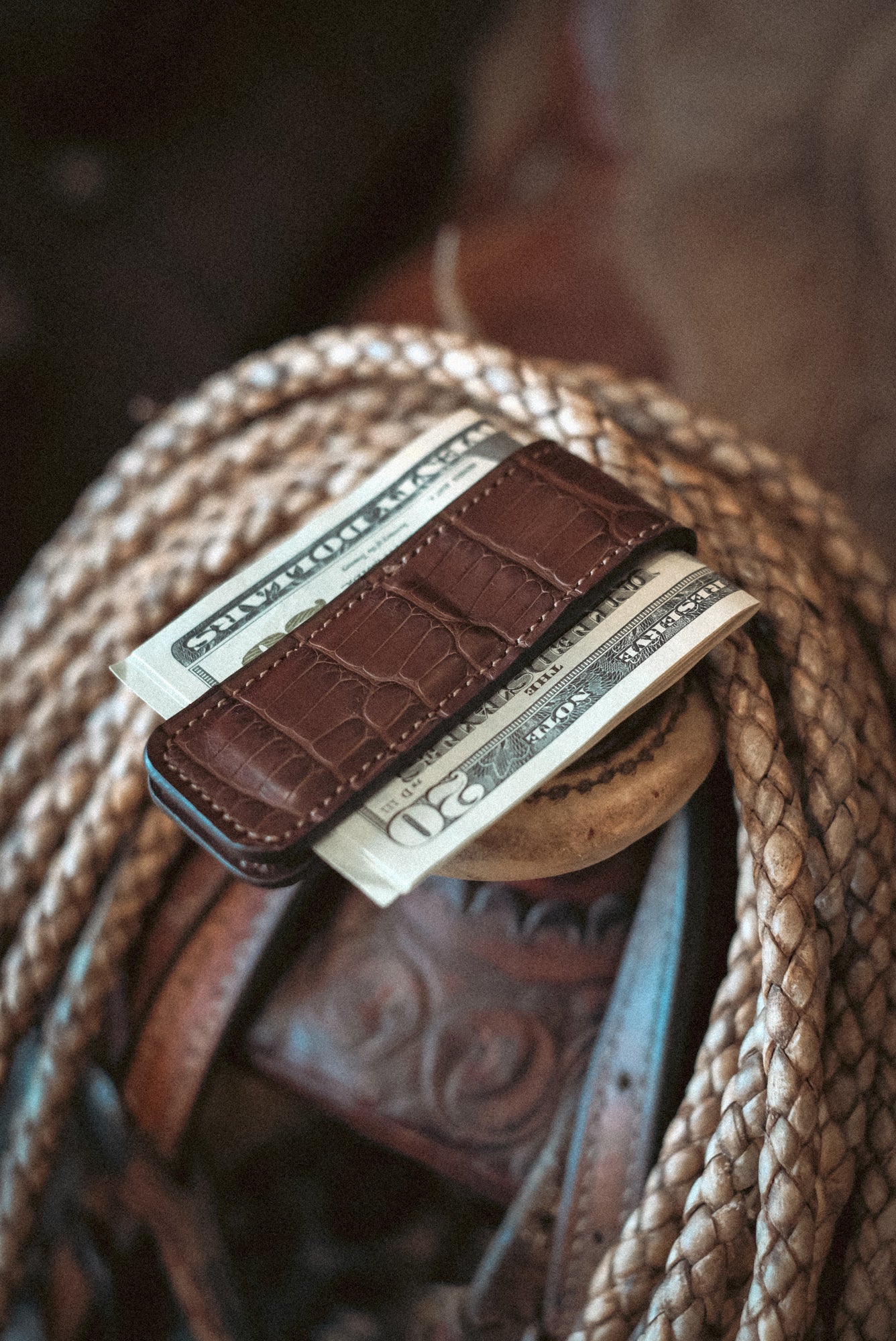Alligator Bandera Money Clip Wilkinson